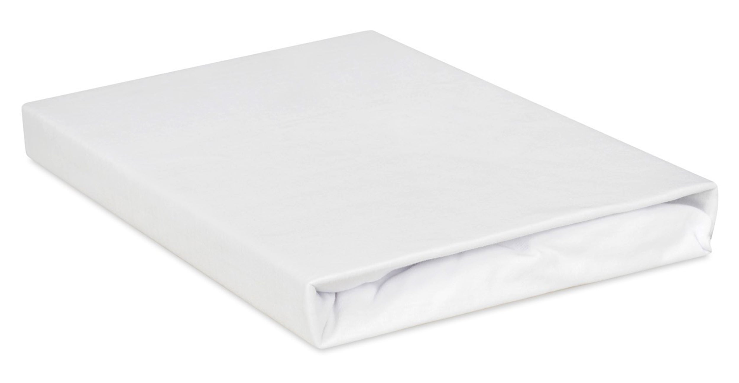 Prześcieradło jersey Herrent z gumą na materac 120x200 cm białe