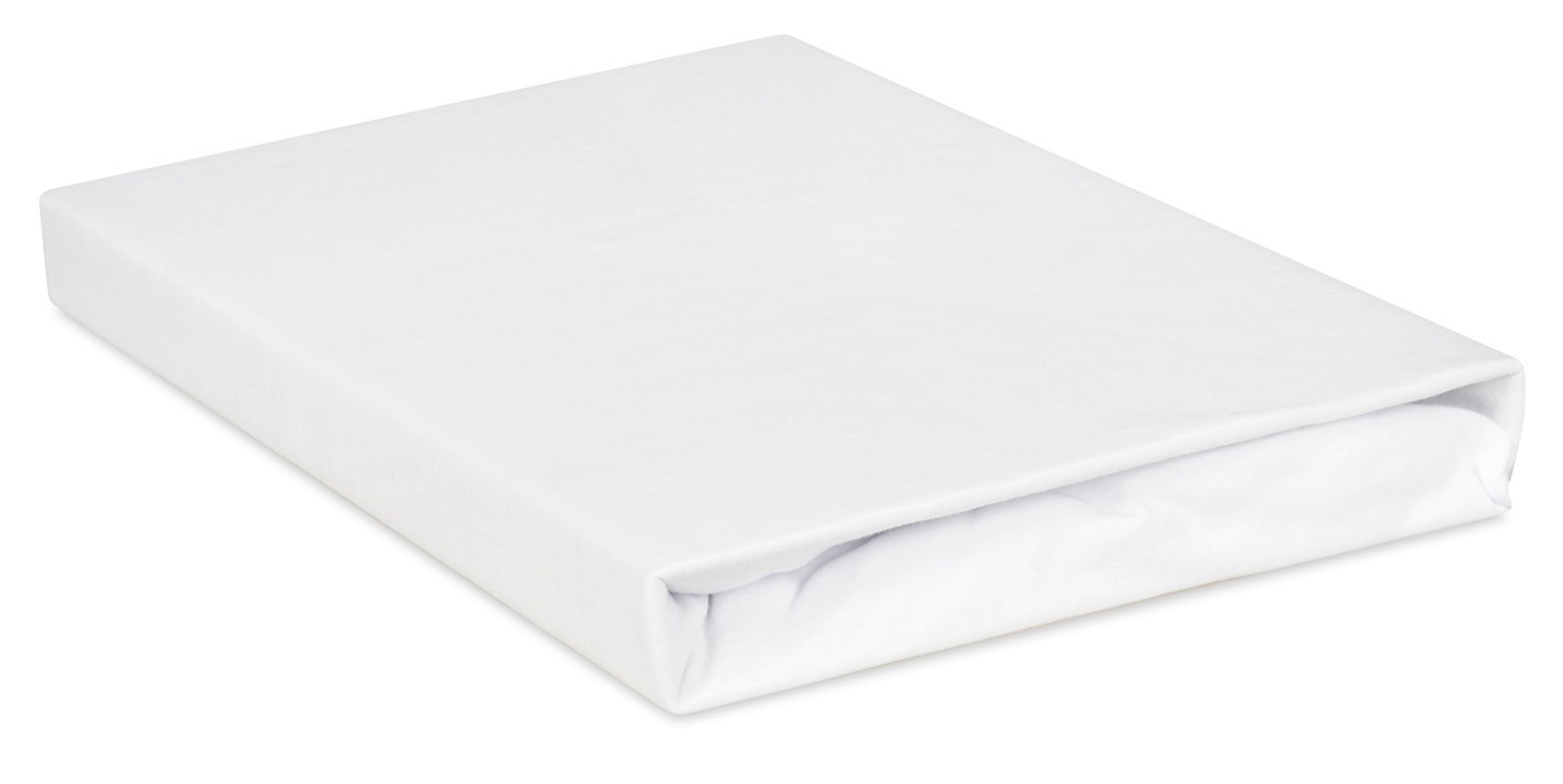 Prześcieradło jersey Herrent z gumą na materac 200x90 cm białe