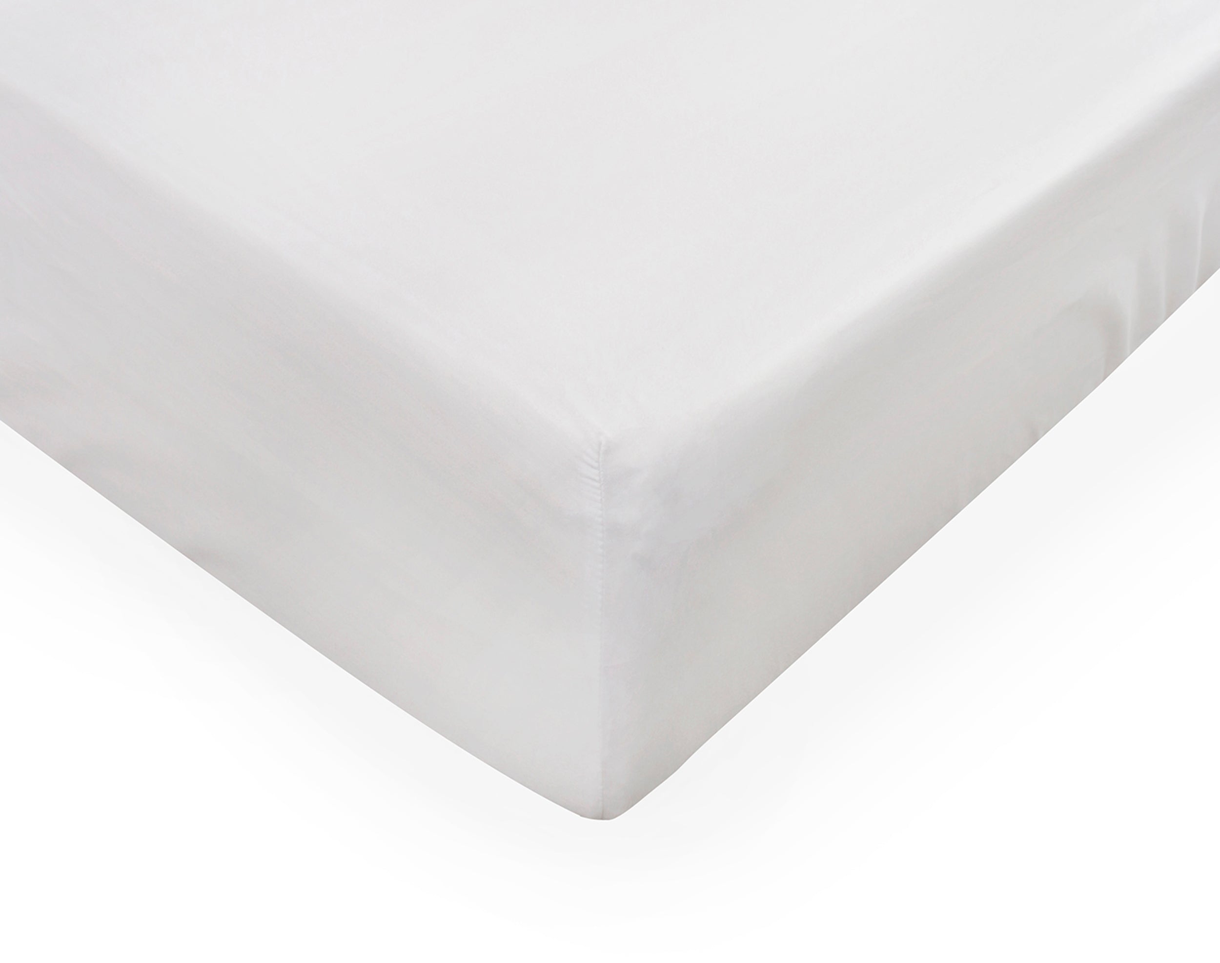 Prześcieradło jersey z lycrą Herrent z gumą na materac 200x180 cm białe