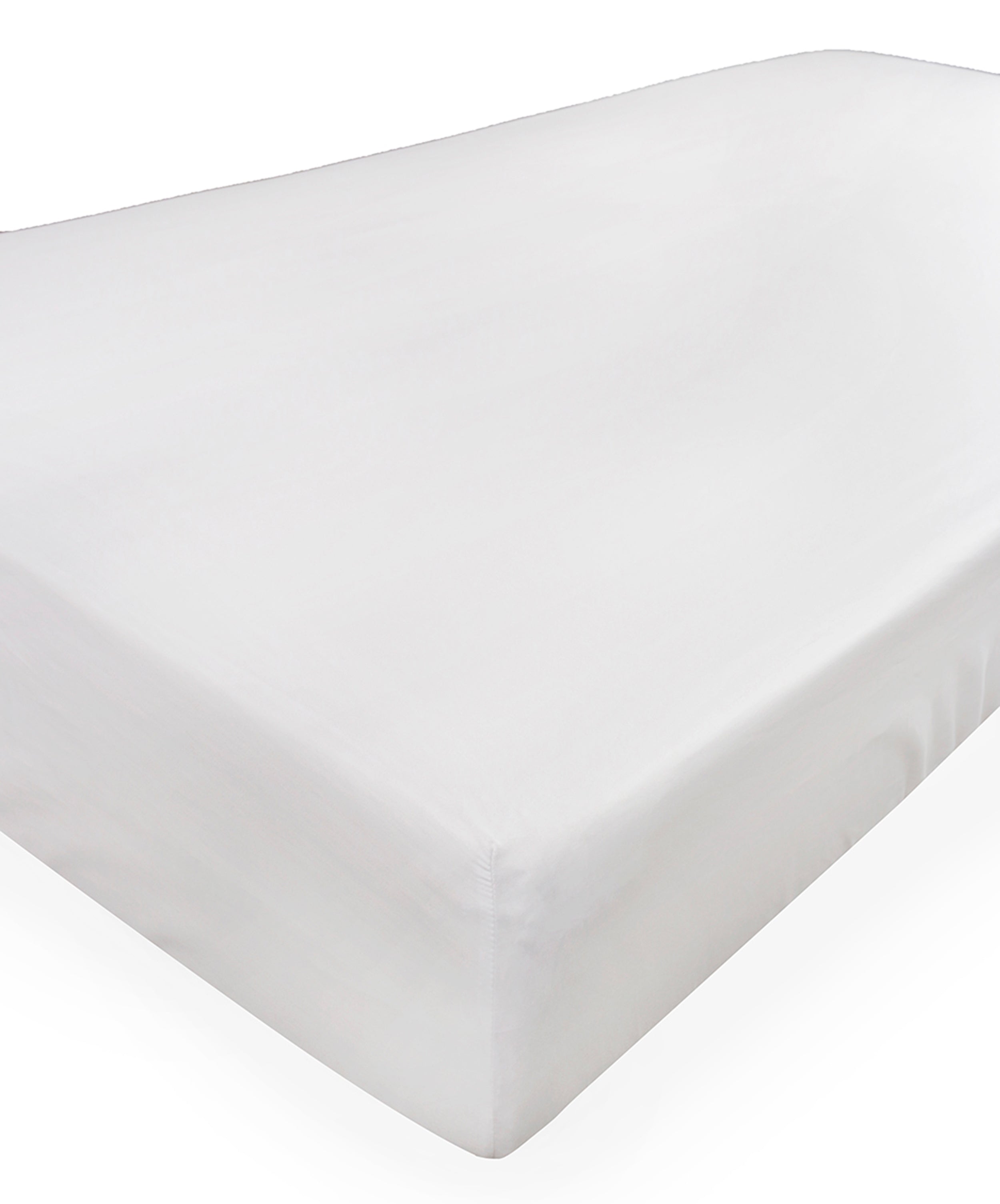 Prześcieradło jersey z lycrą Herrent z gumą na materac 200x180 cm białe