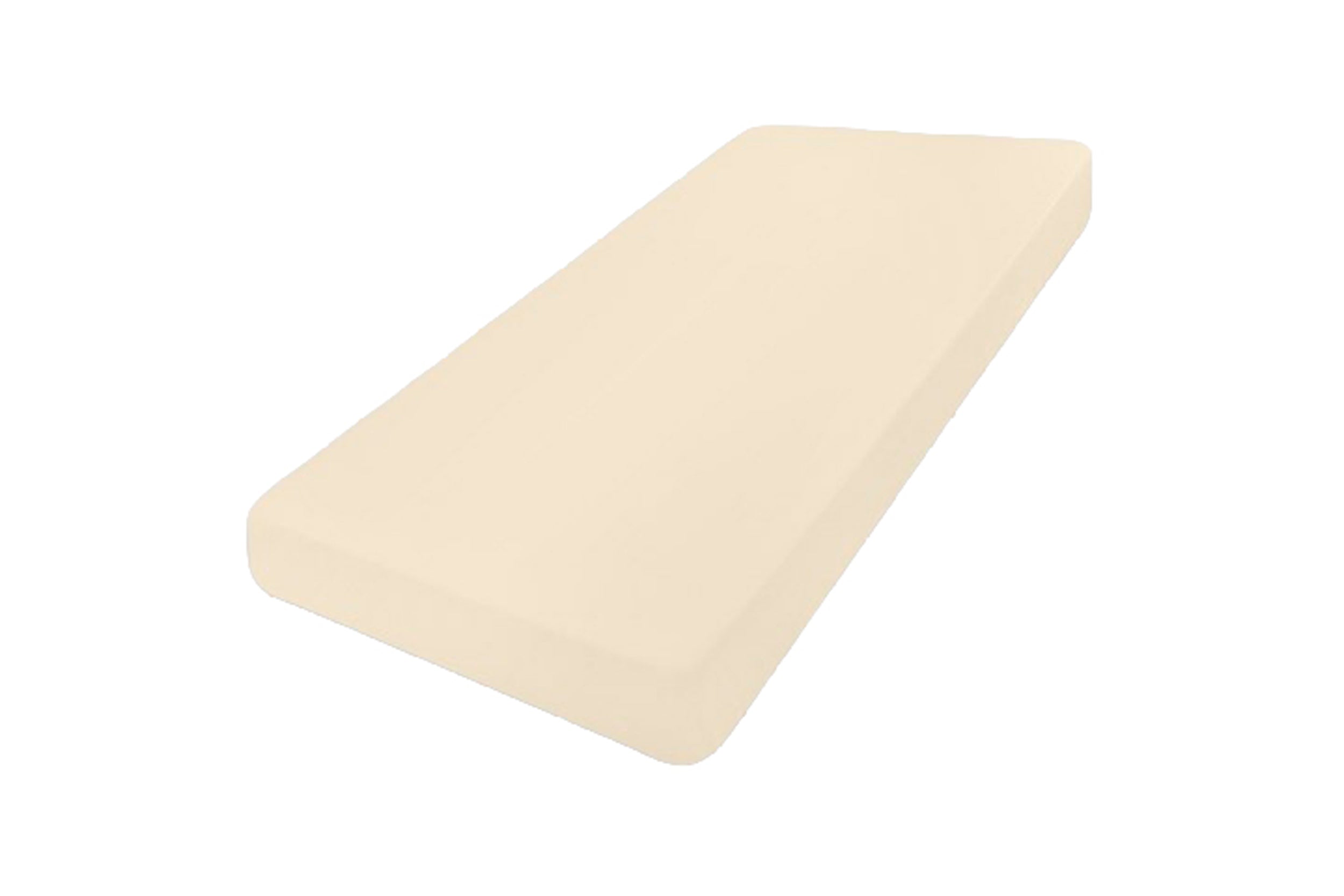 Prześcieradło jersey Herrent z gumą na materac 120x200 cm kremowe