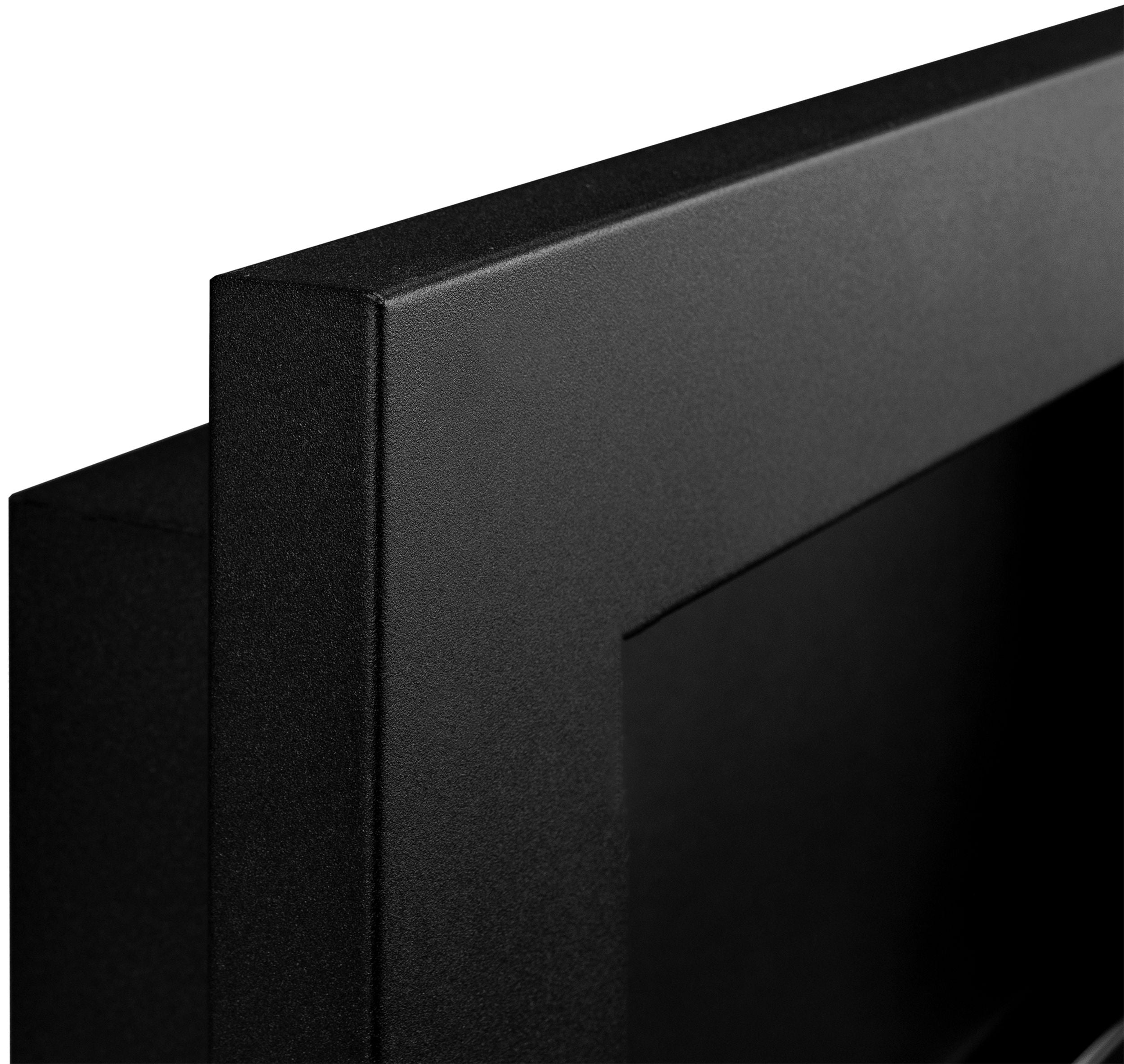 Biokominek Maltern 65x40 cm SLIM czarny strukturalny z certyfikatem TÜV