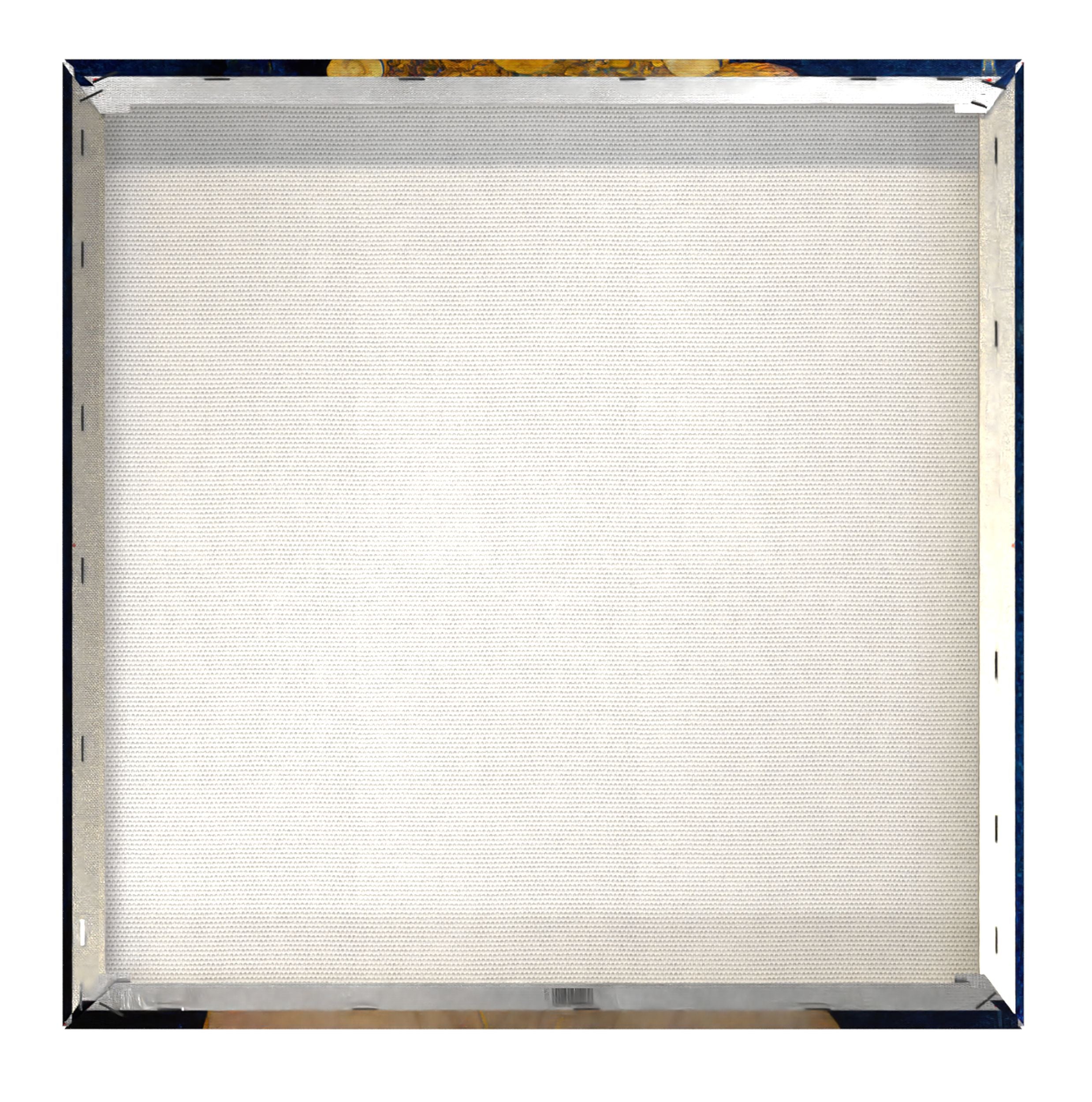 Obraz Silver 60x60 cm złoto-granatowy