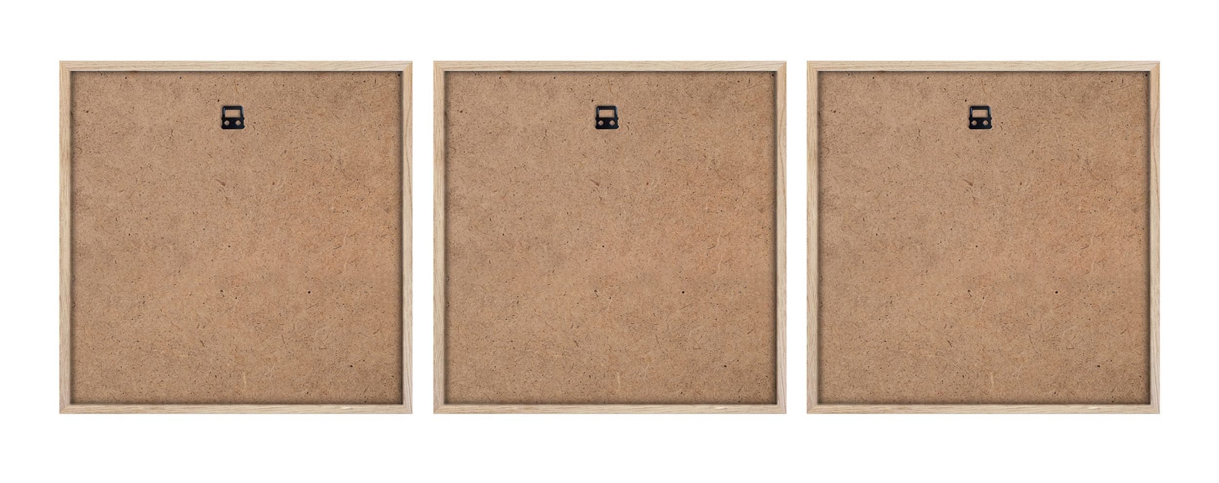 Zestaw trzech obrazów Climmes 30x30 cm zielone