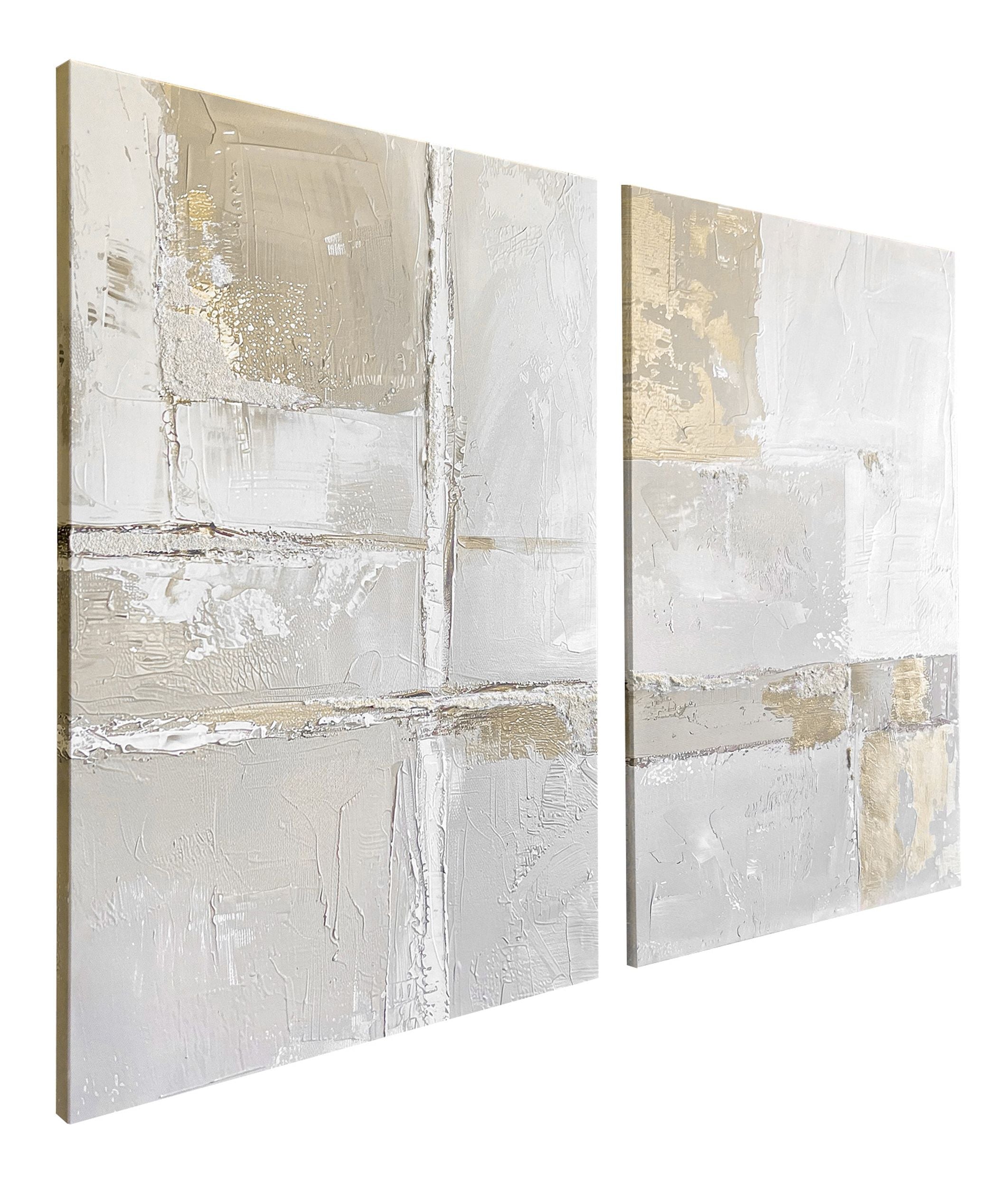 Zestaw 2 obrazów Sail 70x50 cm z ręcznie malowanymi elementami