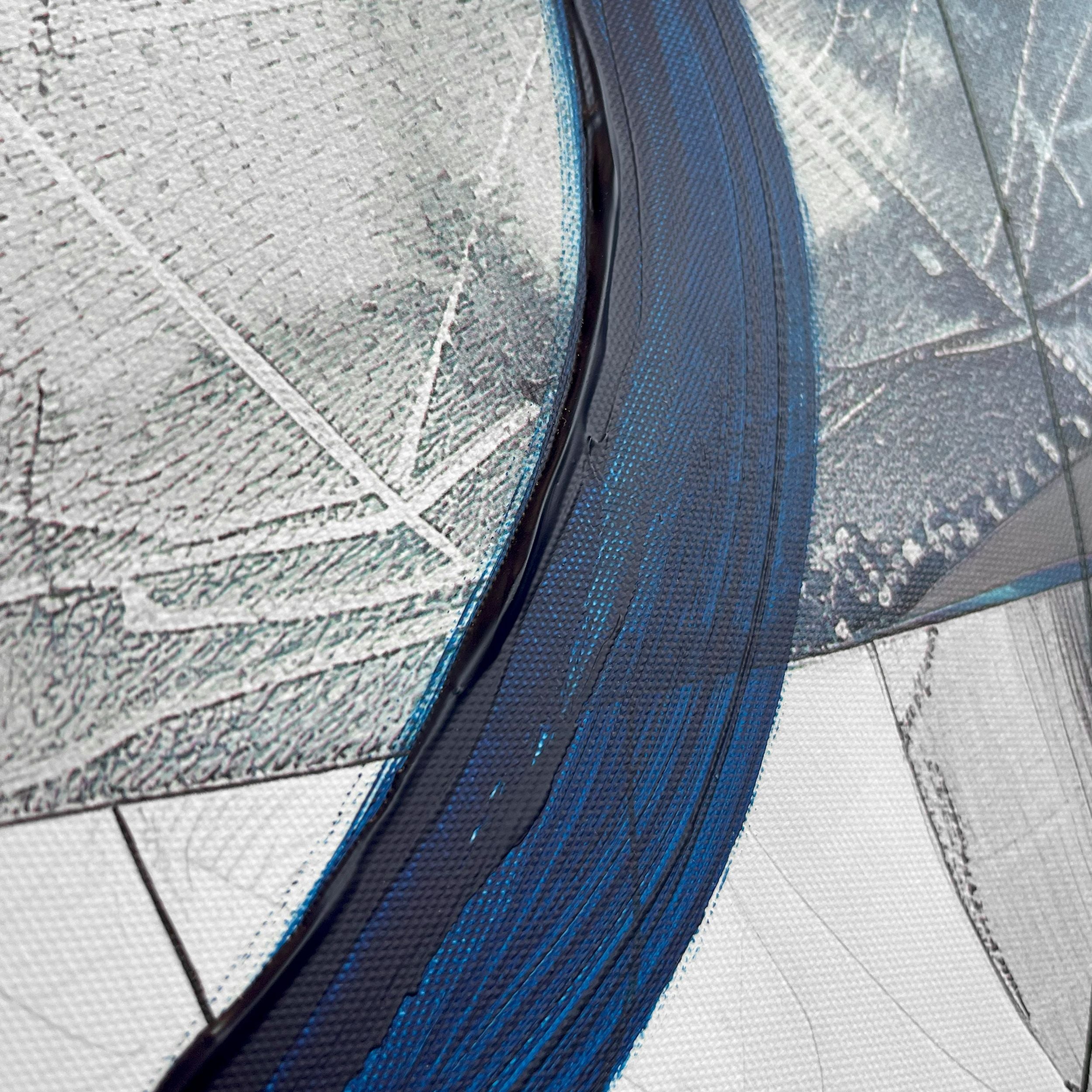 Obraz Celestial 100x70 cm z ręcznie malowanymi elementami
