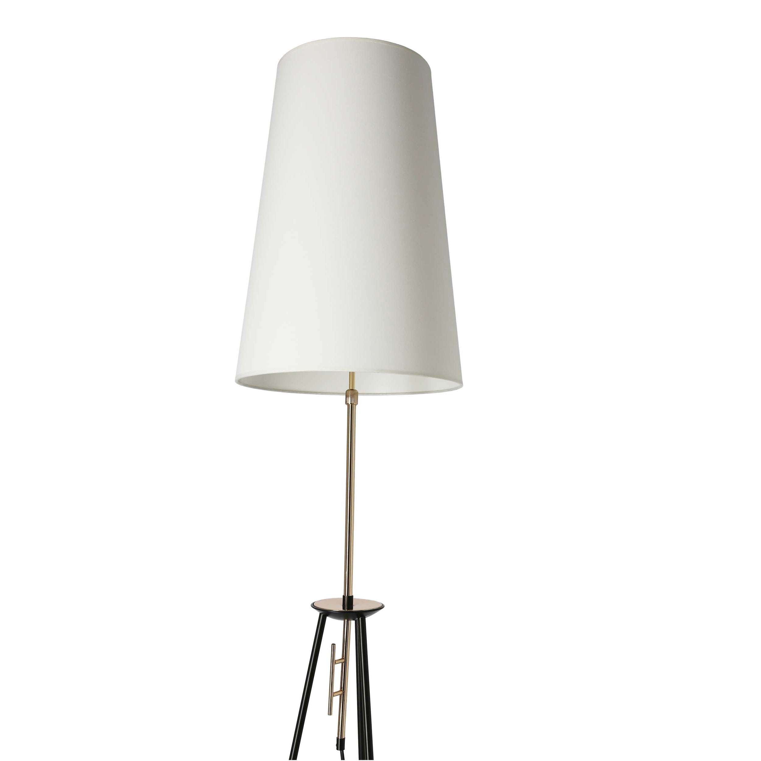 Lampa Podłogowa Taflo 175 cm czarno-złota E27