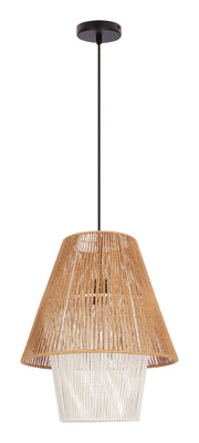 Lampa wisząca Africa 40 cm beżowa