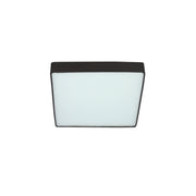 Lampa sufitowa LED Quattro 35x35 kwadratowa czarna 4000K 18W z białym kloszem