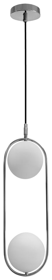 Lampa Wisząca Cordel x2 chrom G9