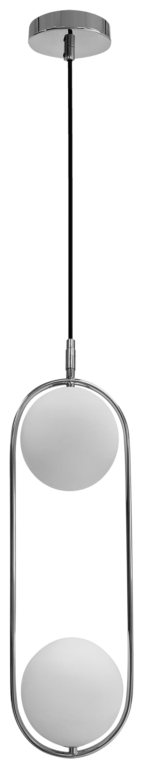 Lampa Wisząca Cordel x2 chrom G9