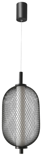 Lampa Wisząca LED Puma 15 cm czarna