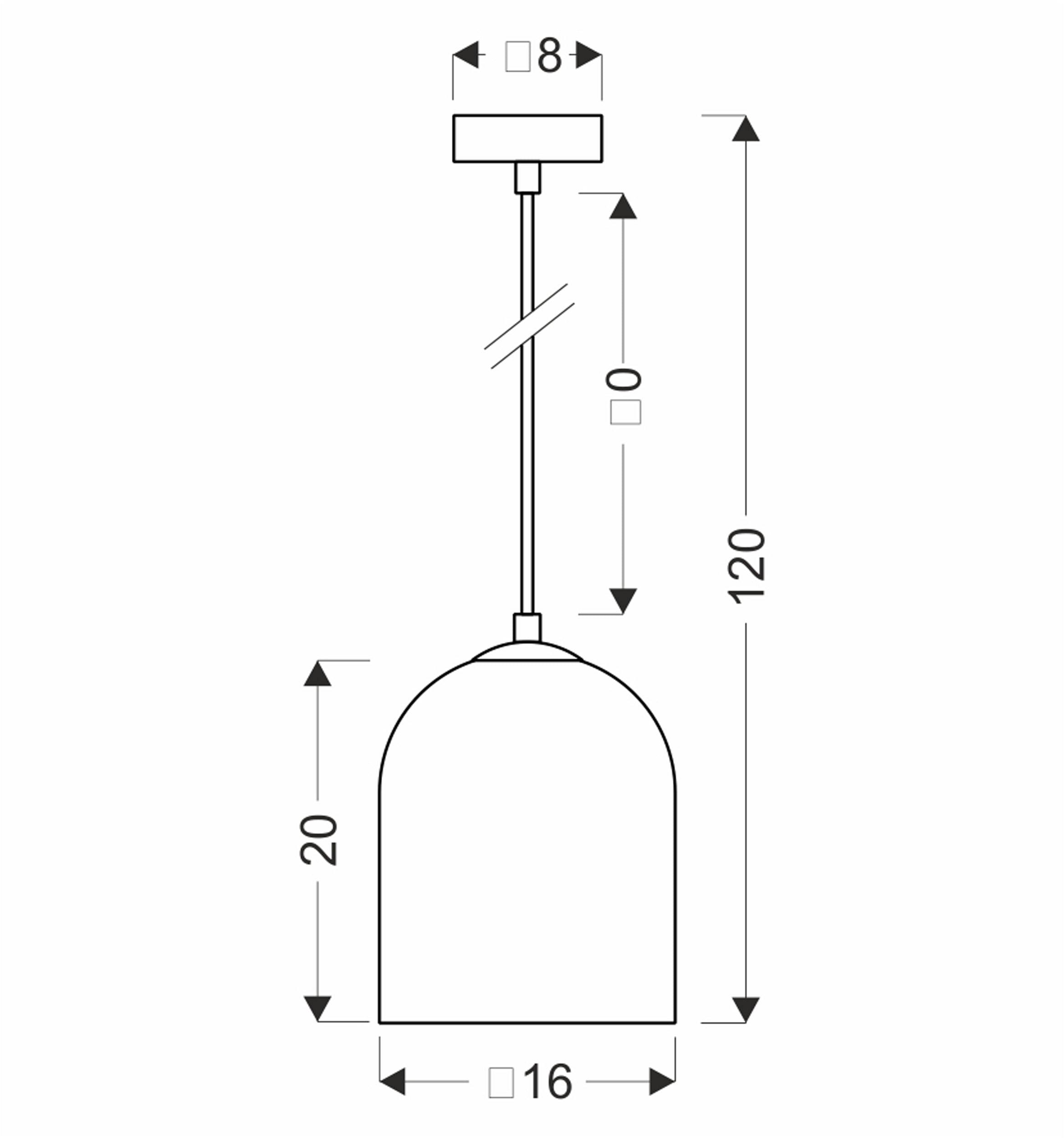 Lampa sufitowa Klea czarna G9 15W z dymiono-białym kloszem
