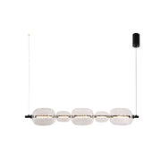 Lampa wisząca LED Playa czarna 3000K 15W z bezbarwnym kloszem