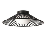 Lampa sufitowa Sonte 40 czarna GX53 10W z białym kloszem