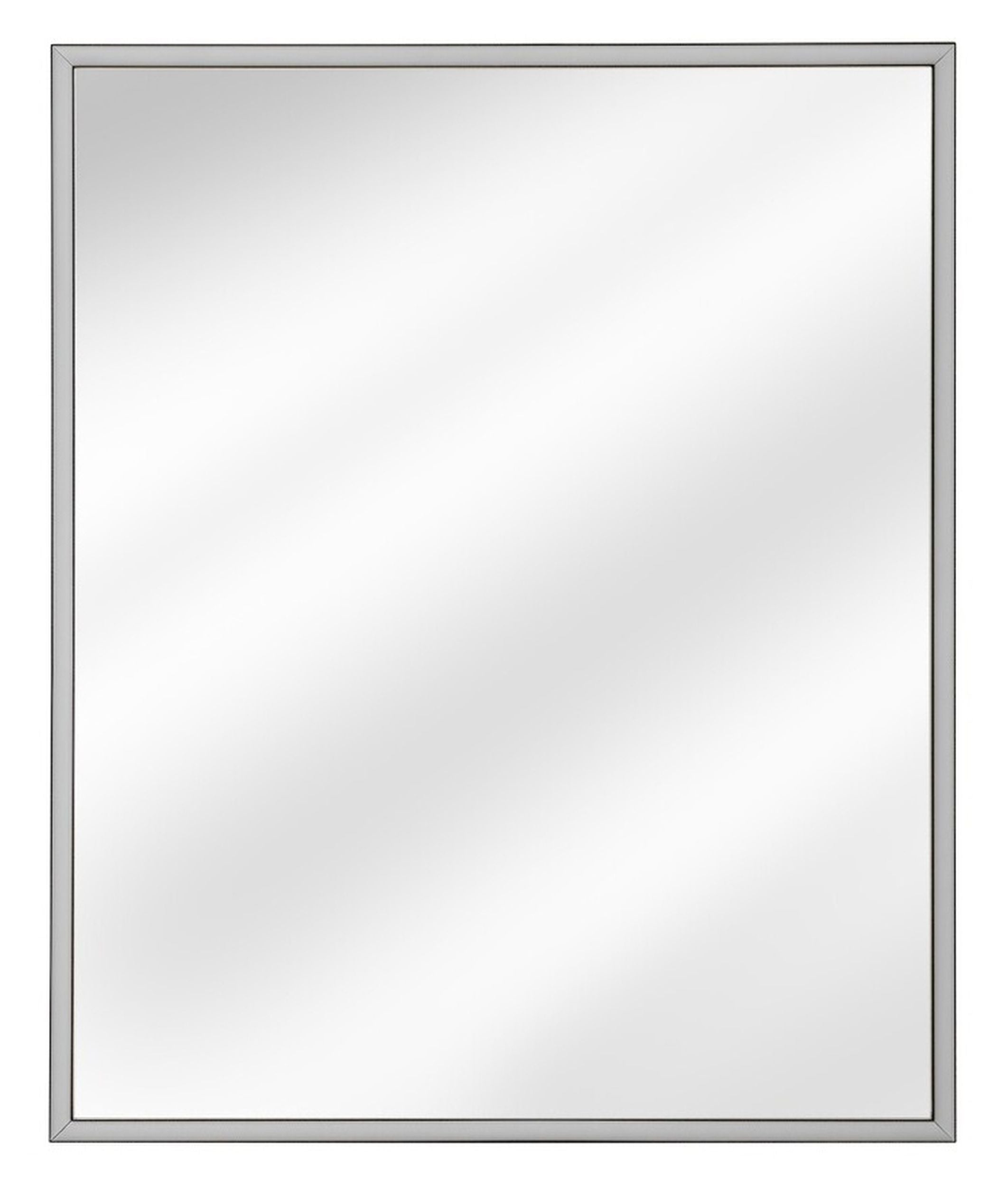 Lustro z podświetleniem LED Alice 83x68 cm w grafitowej ramie