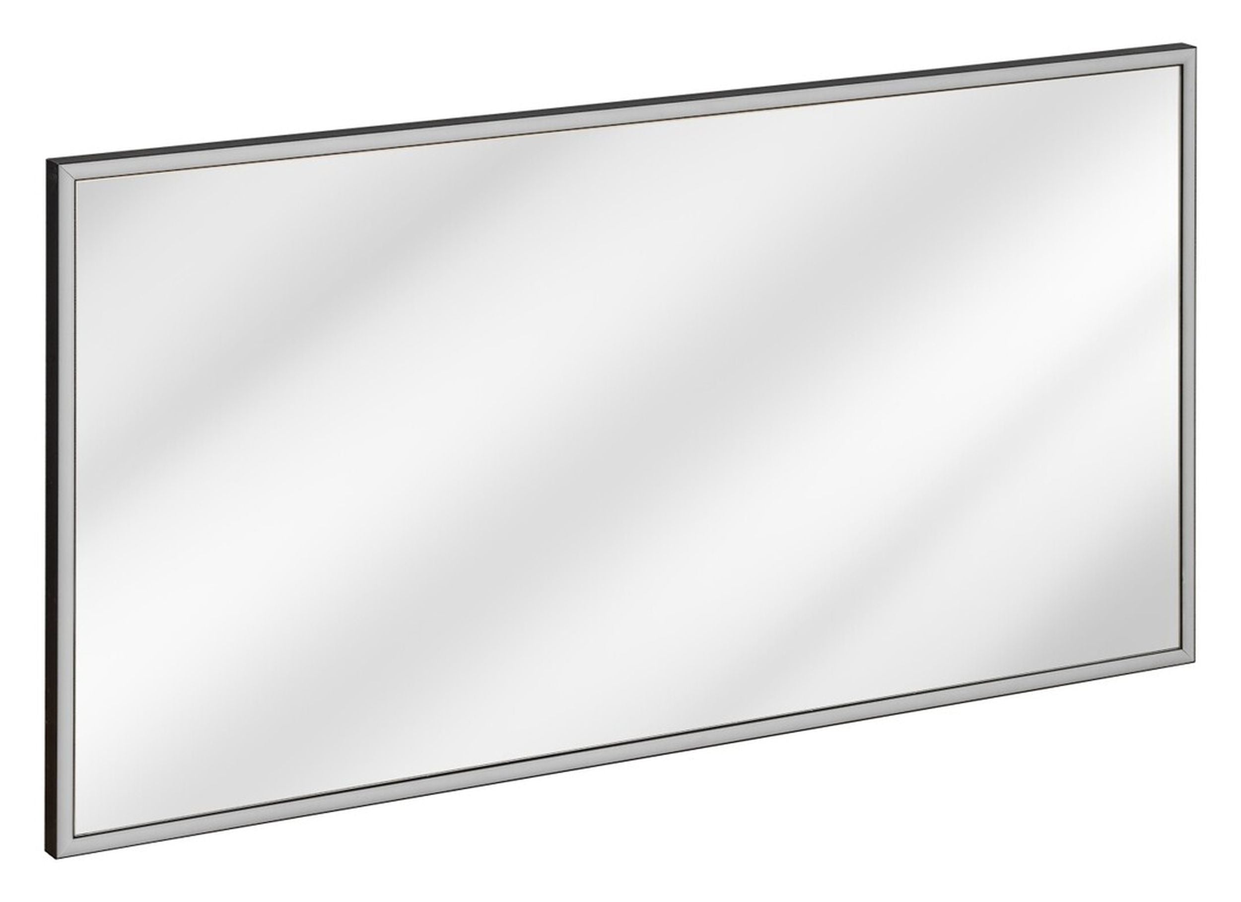 Lustro z podświetleniem LED Alice 123x68 cm w grafitowej ramie