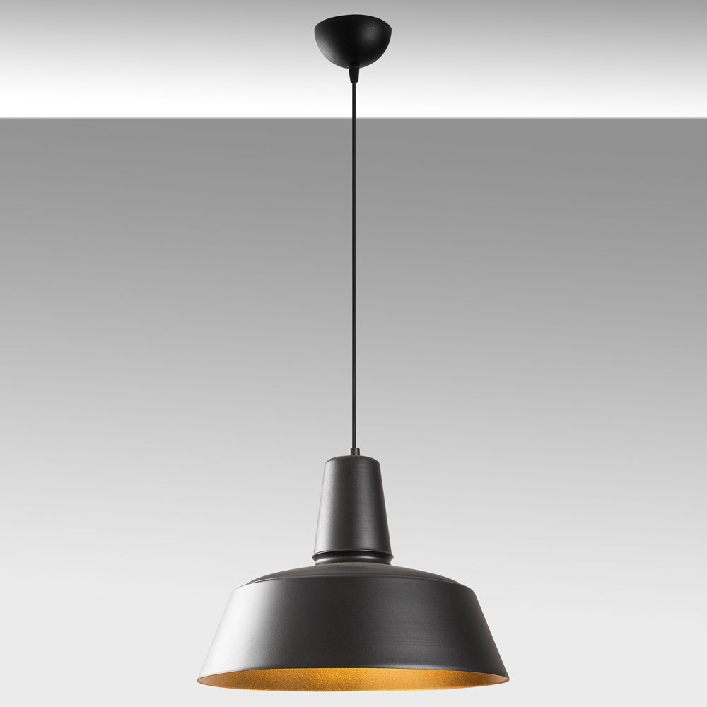 Lampa sufitowa Ardulace średnica 40 cm czarna
