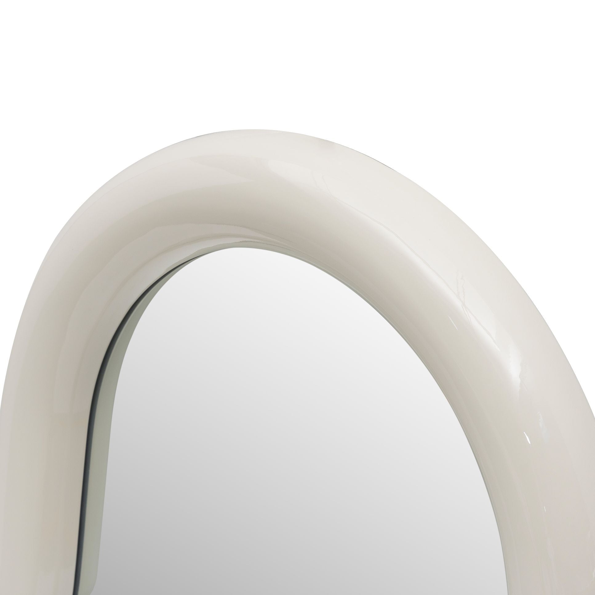 Lustro Noctiss 80x50 cm w białej ramie