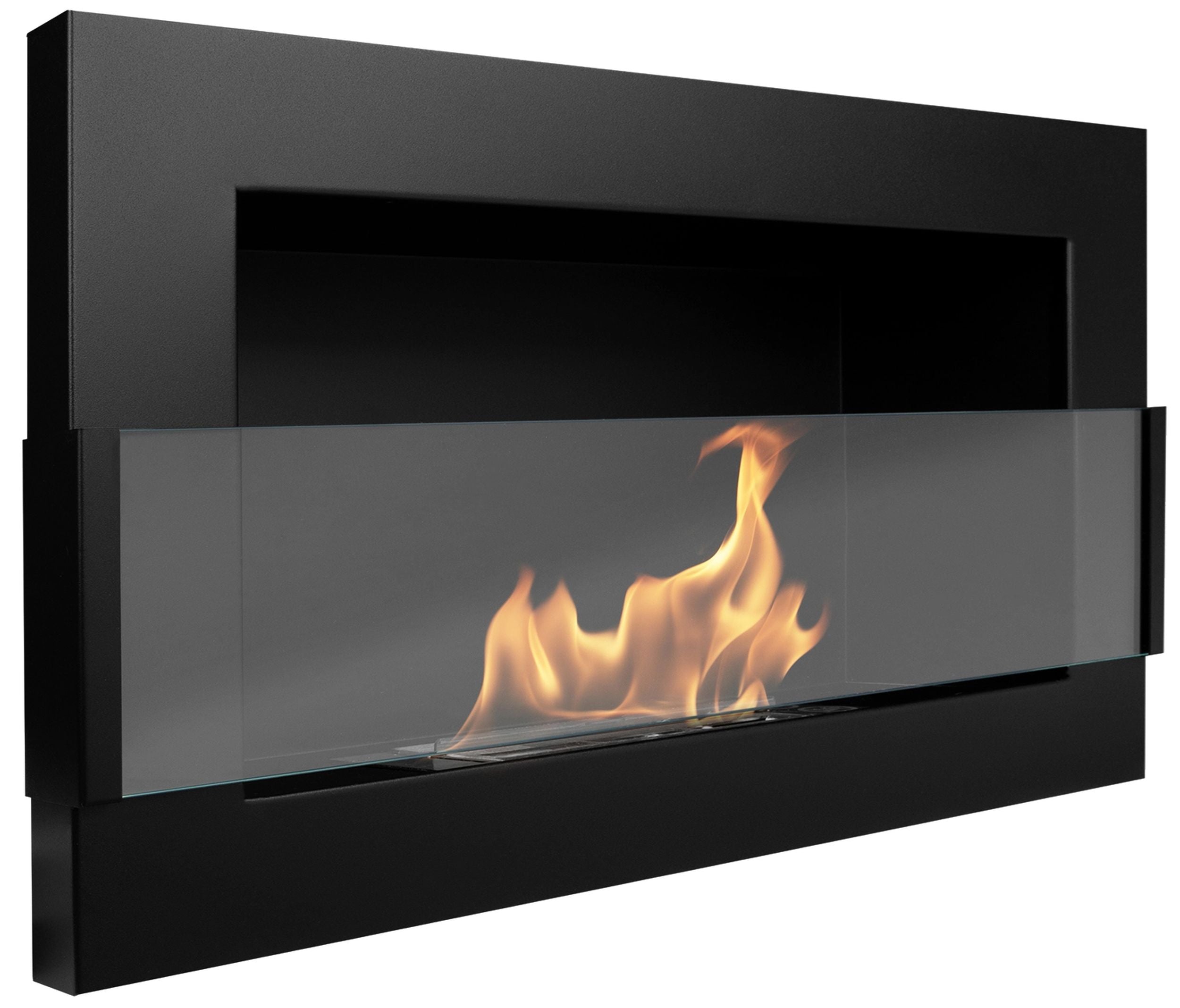 Biokominek Maltern 65x40 cm z szybą czarny strukturalny z certyfikatem TÜV