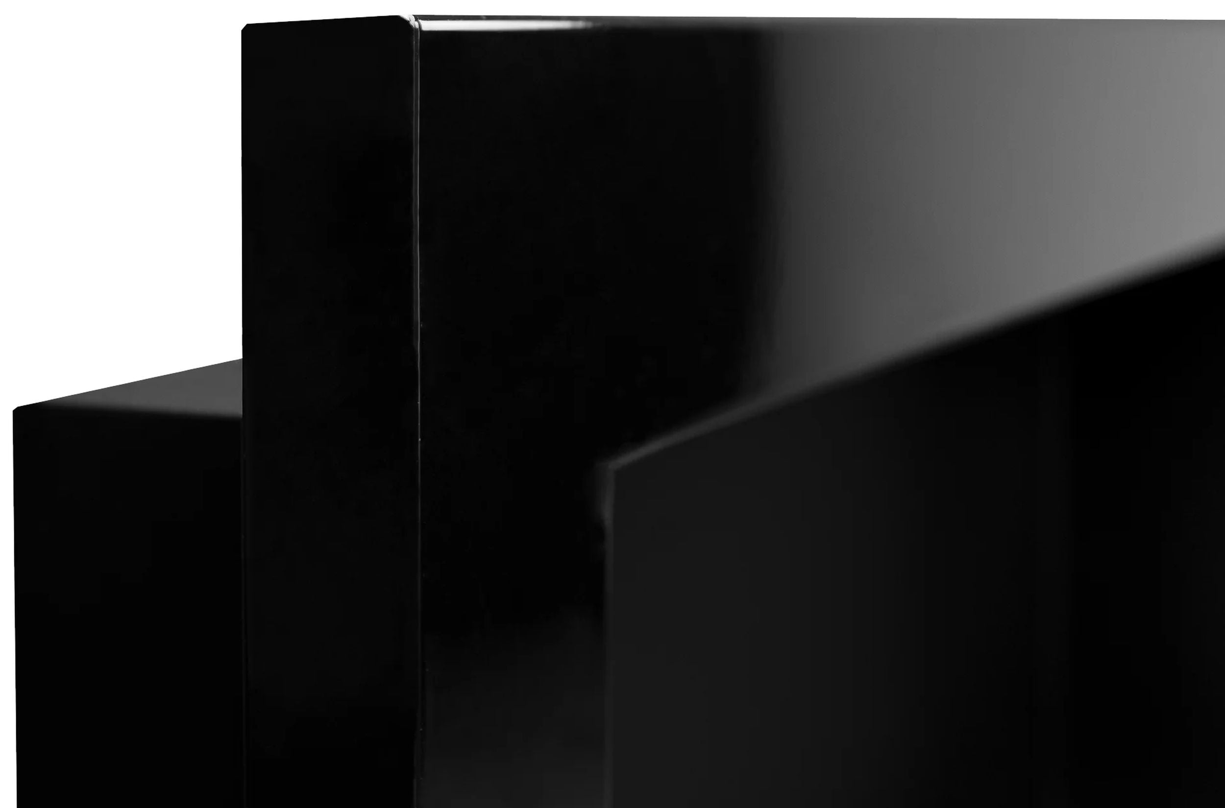Biokominek Maltern 90x40 cm z szybą czarny połysk z certyfikatem TÜV