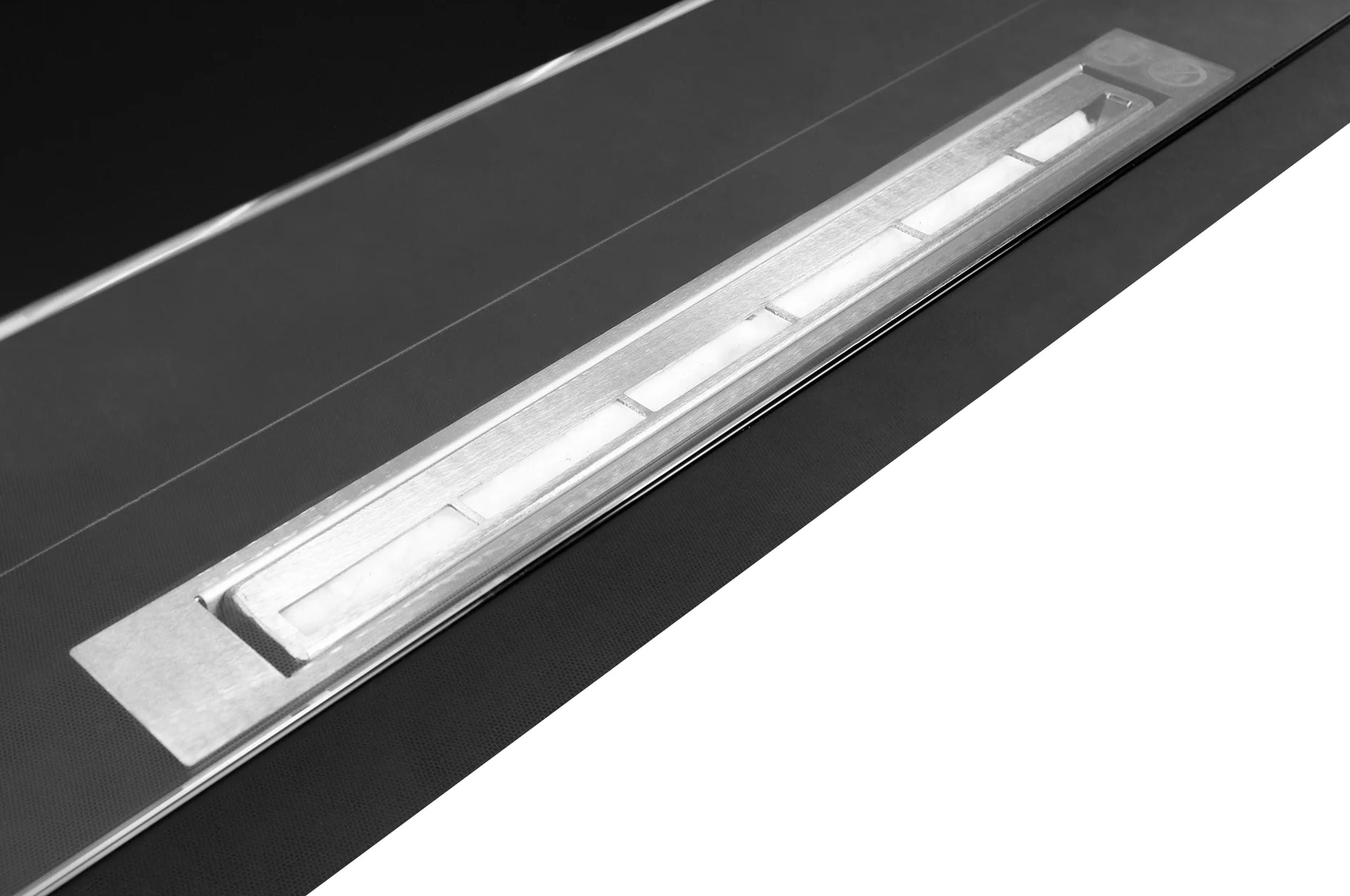Biokominek Maltern 90x40 cm z szybą czarny połysk z certyfikatem TÜV