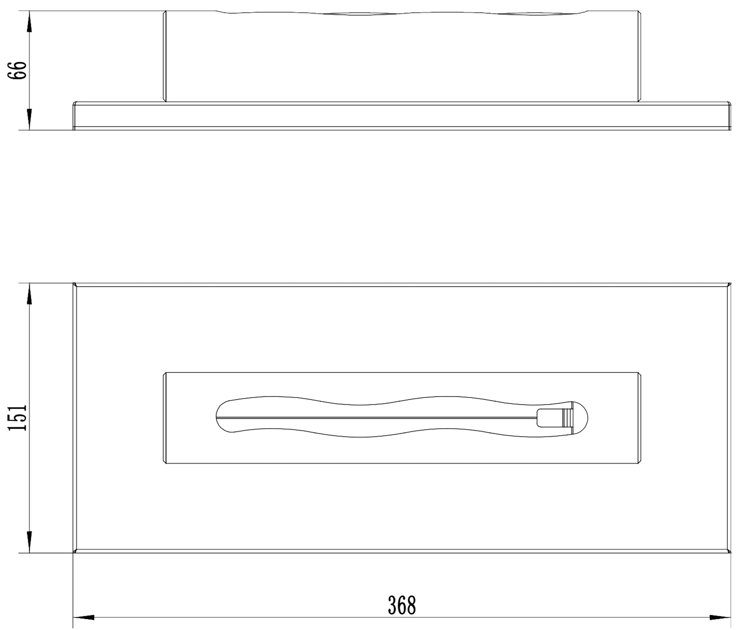 Biokominek stołowy Minima INOX