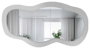 Lustro ścienne Glasori 80x42 cm na szkle ornamentowym