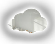 Lustro ścienne Cloud LED 80x50 cm w kształcie chmurki