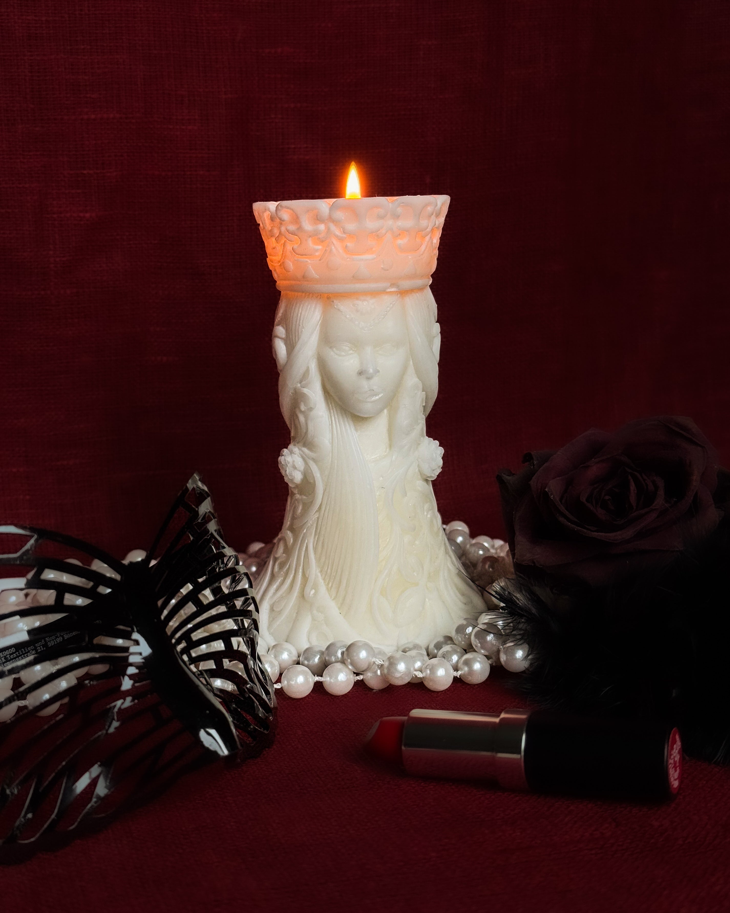 Świeca z wosku palmowego Chess Queen 340 g