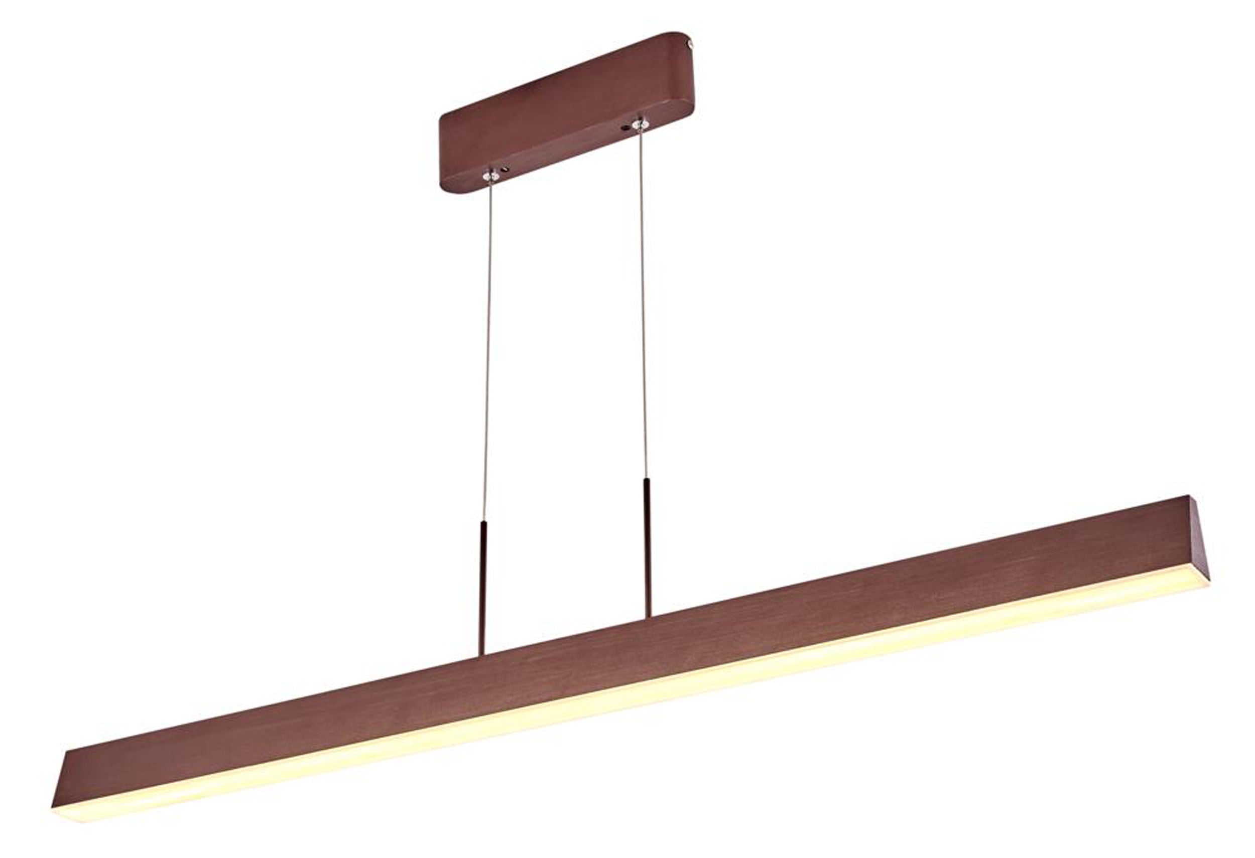 Lampa wisząca LED Coconut 100x8 brązowa 4000K 28W