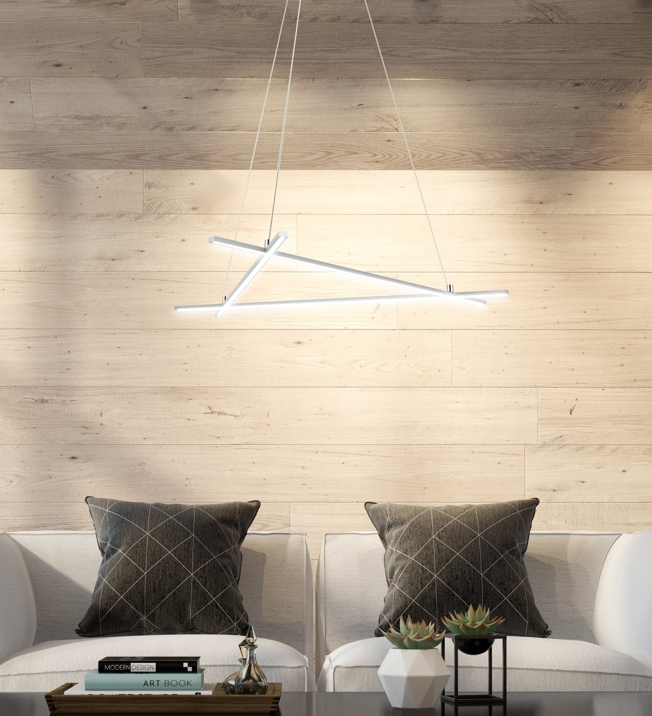 Lampa wisząca LED Andros 70x62 srebrna 4000K 30W