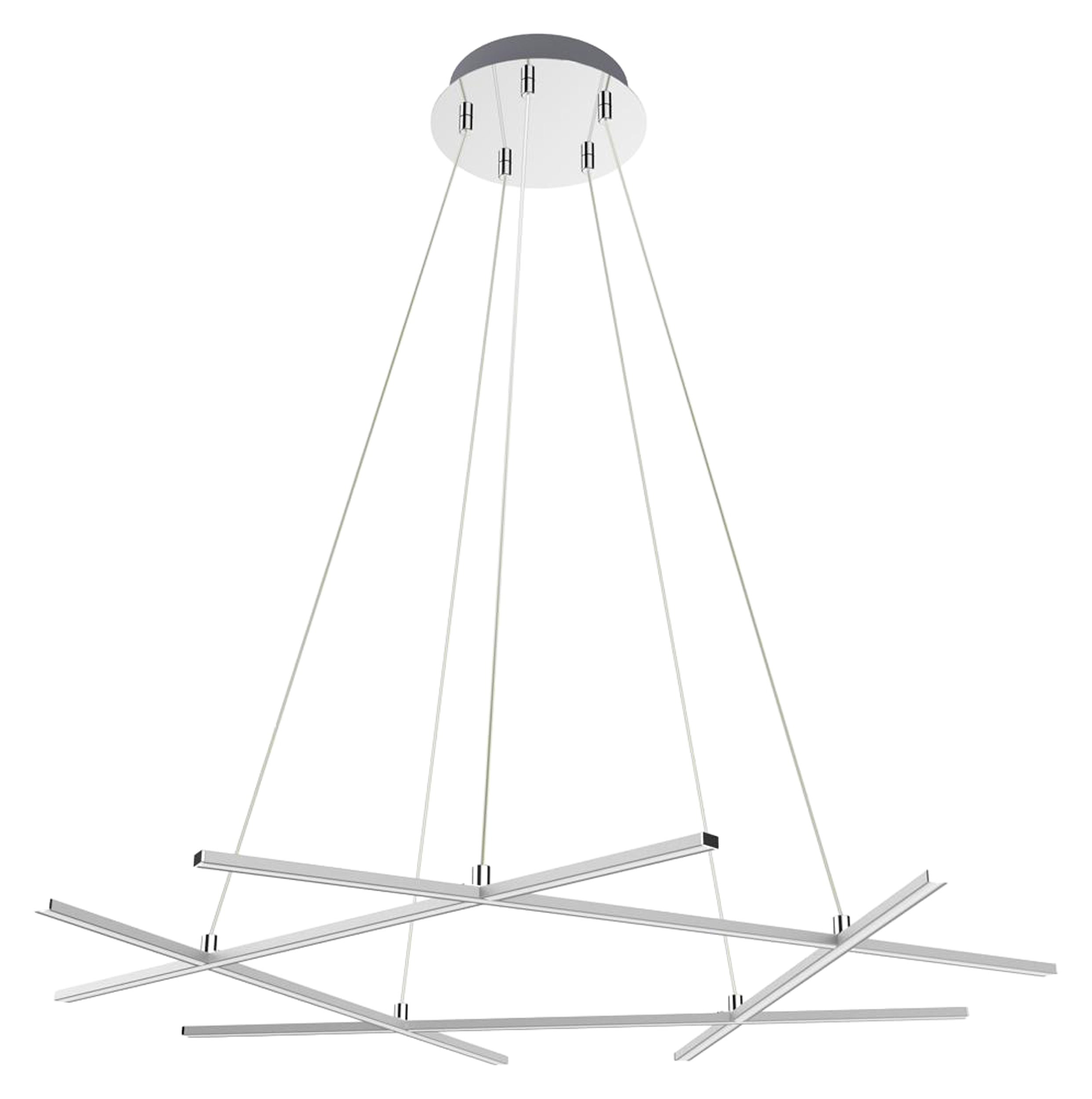 Lampa Wisząca LED Andros srebrna