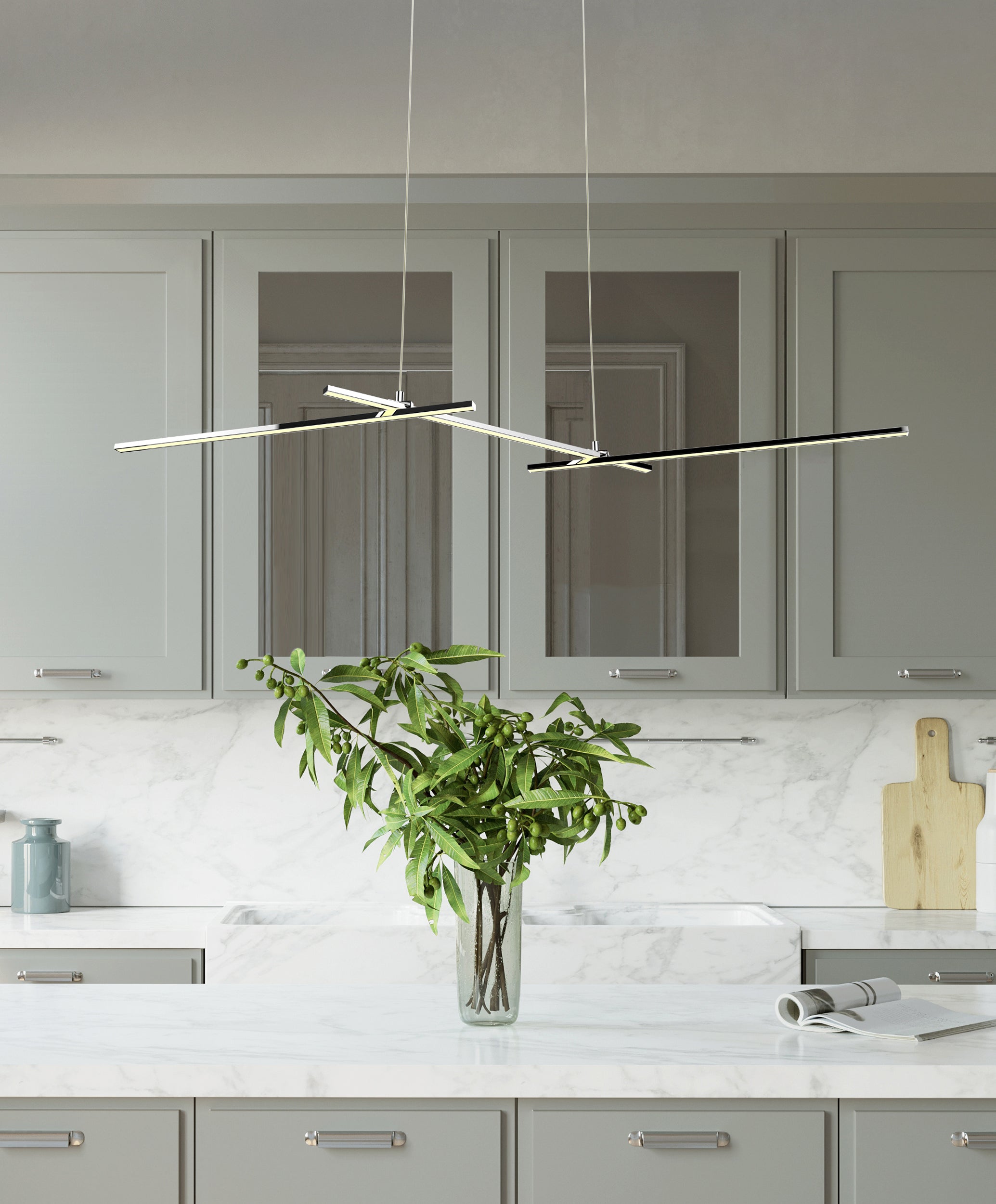 Lampa Wisząca LED Thasos chrom