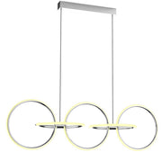 Lampa wisząca LED Kos 114x35 chromowa 4000K 60W