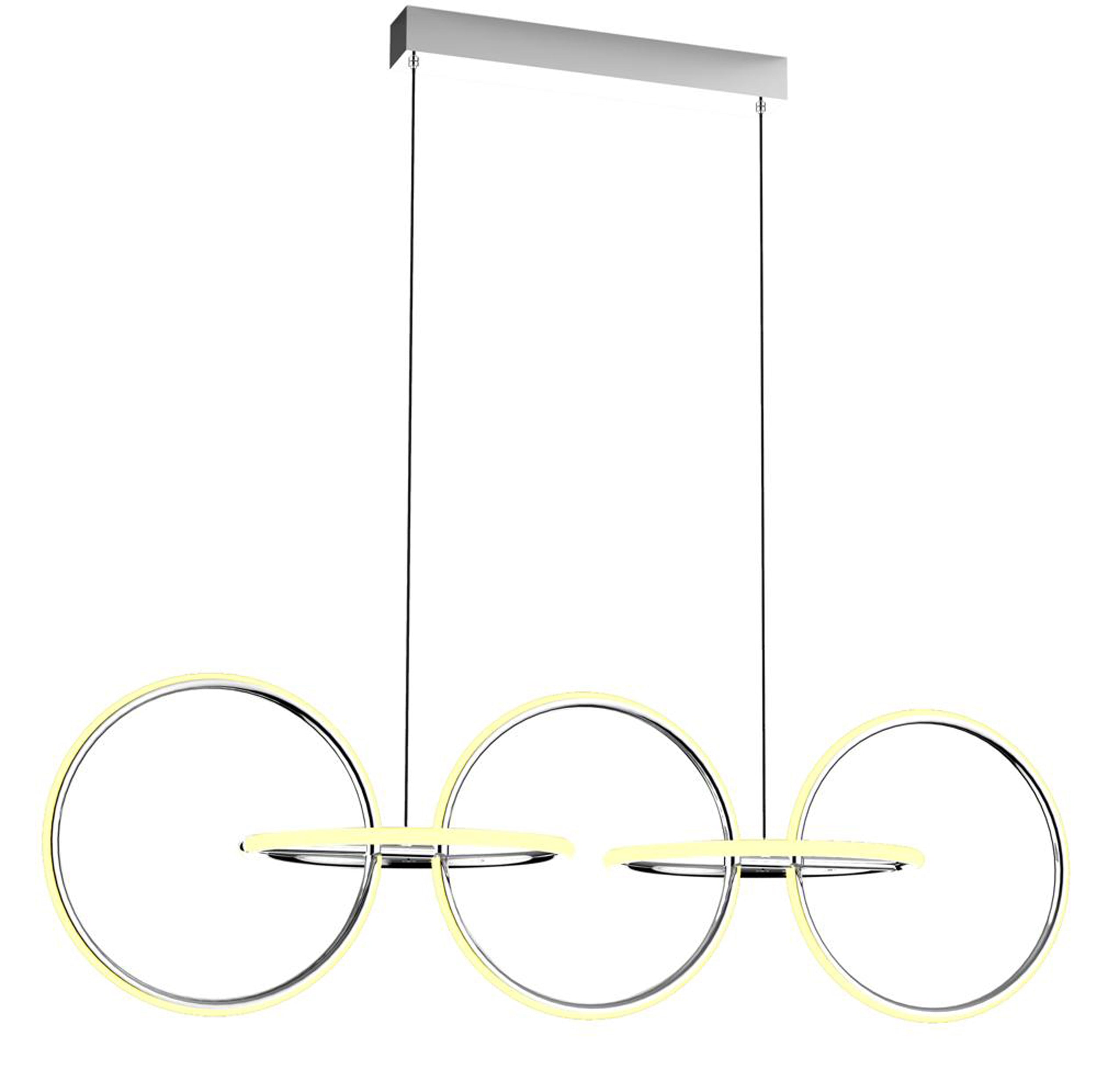 Lampa wisząca LED Kos 114x35 chromowa 4000K 60W