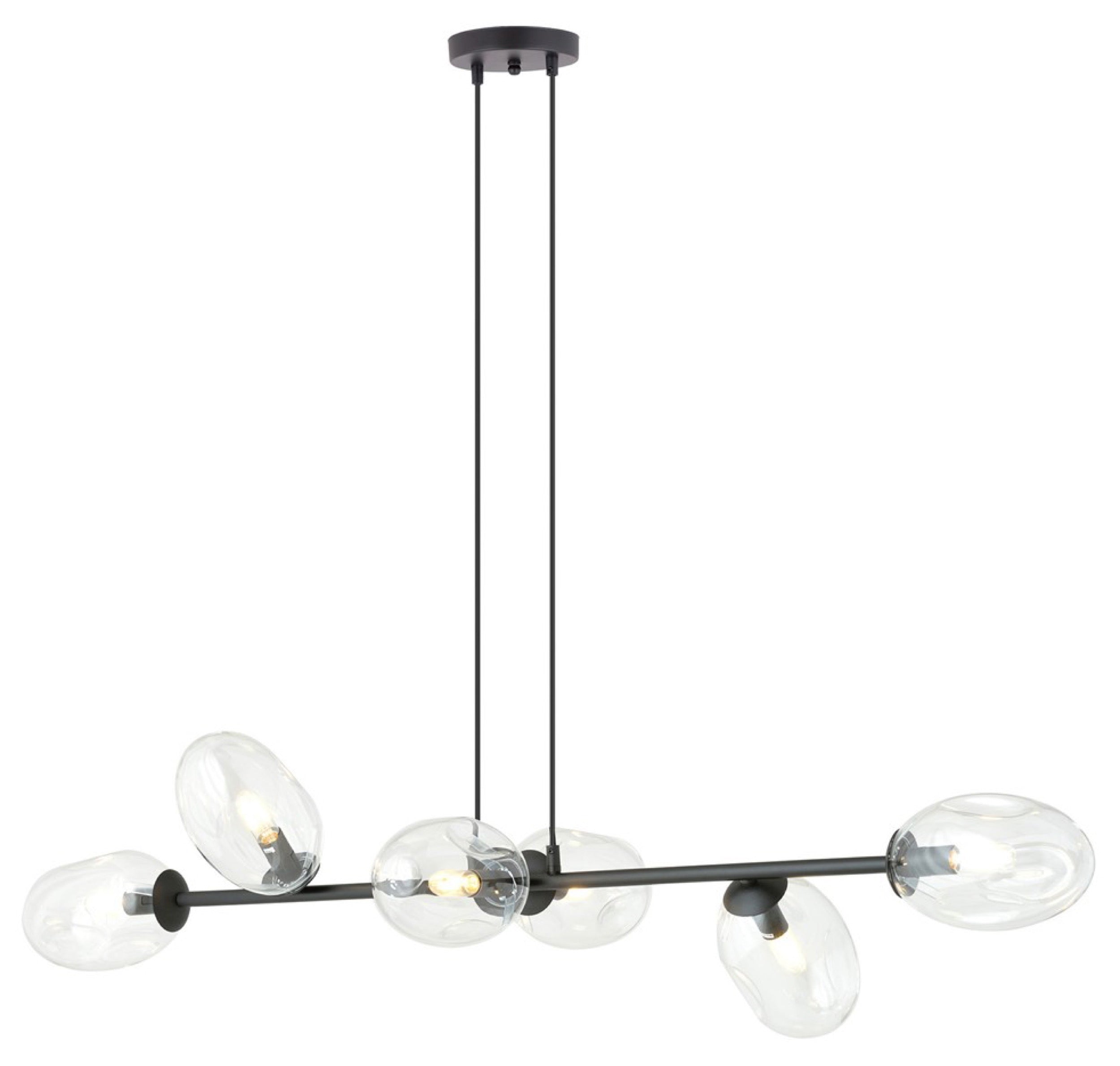 Lampa sufitowa Pandora x6 czarna
