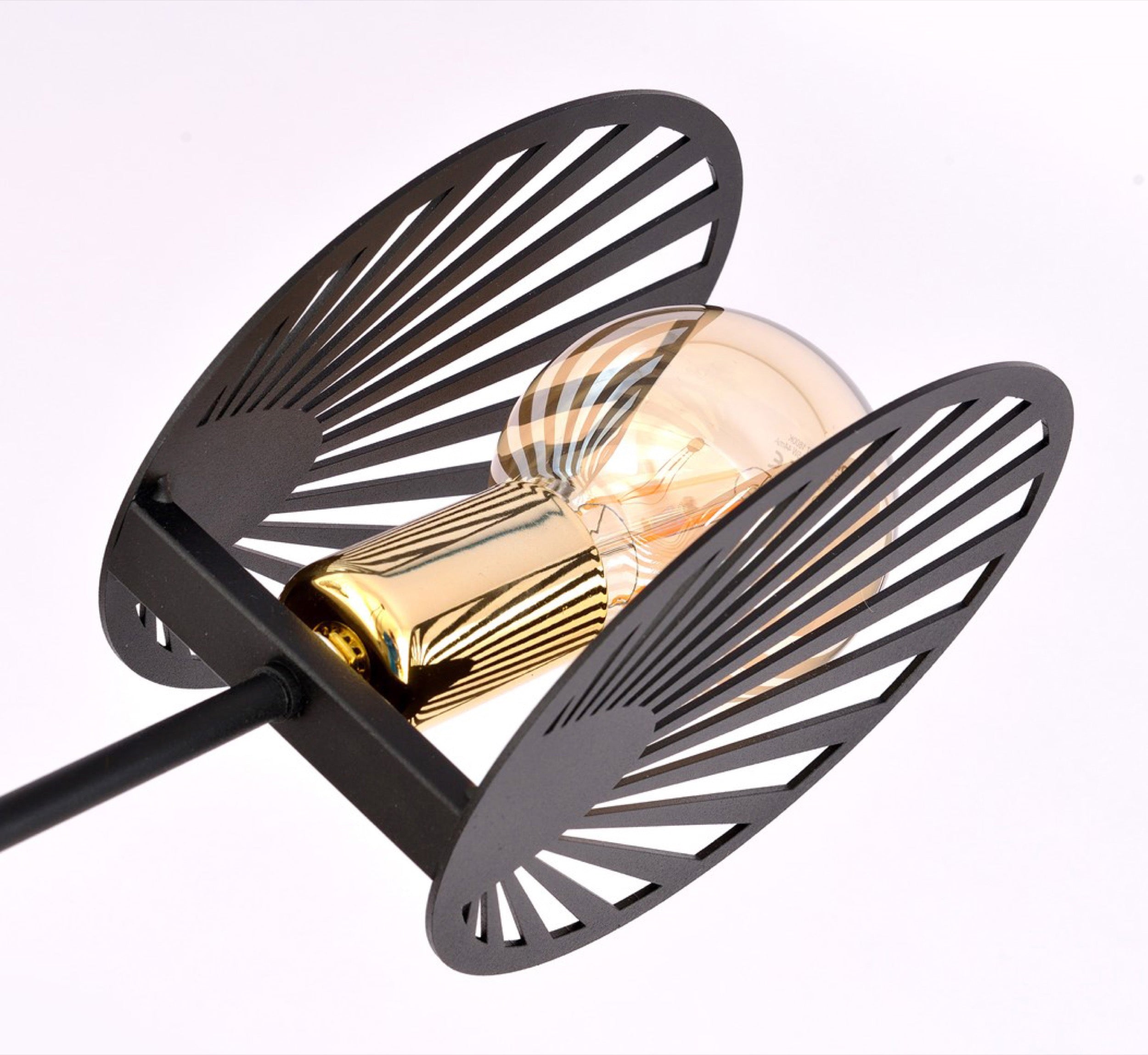 Lampa sufitowa Playa x2 czarna