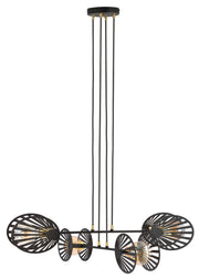 Lampa sufitowa Playa x4 czarna