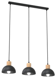 Lampa sufitowa Seco I x3 czarna