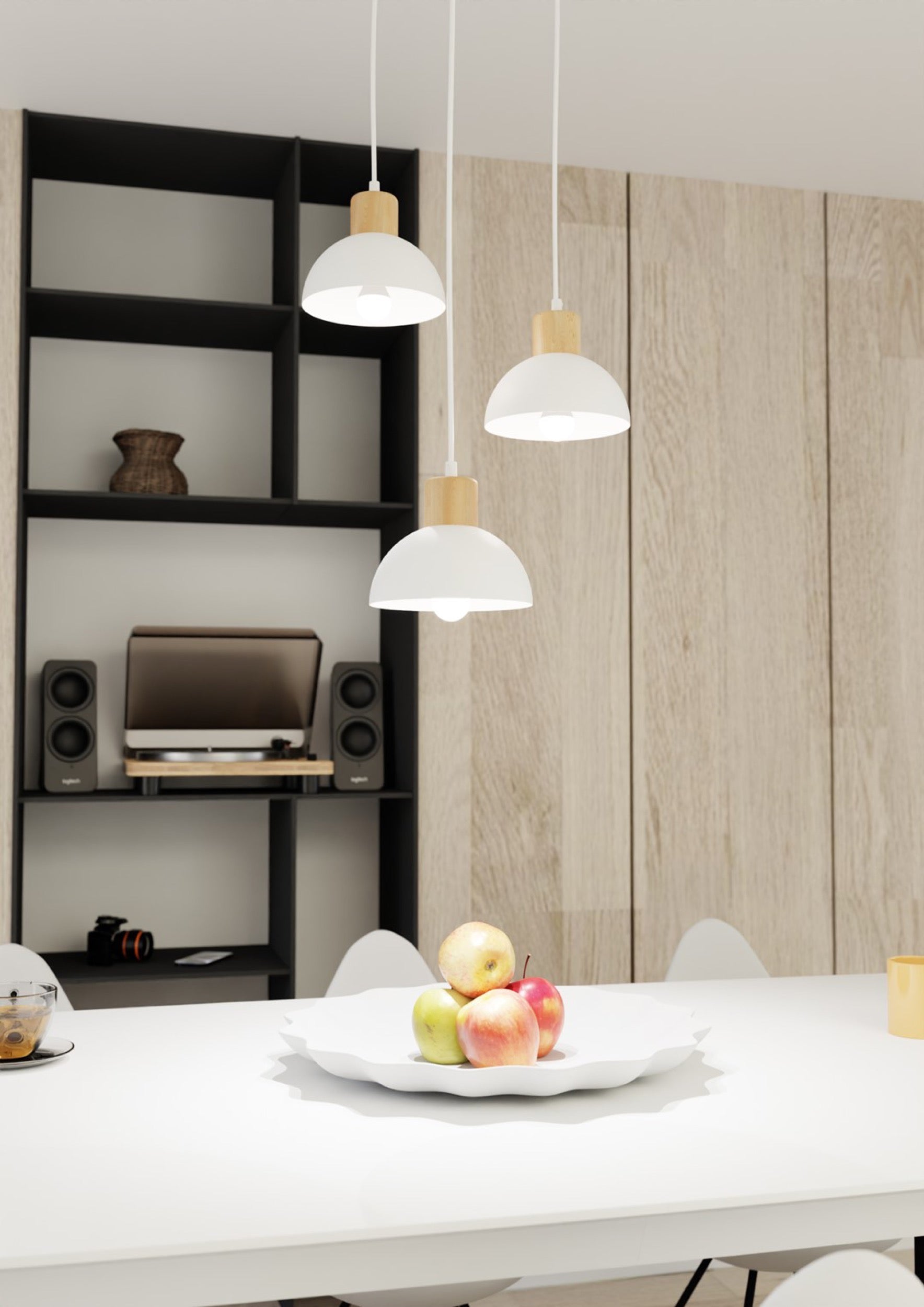 Lampa sufitowa Seco II x3 biała