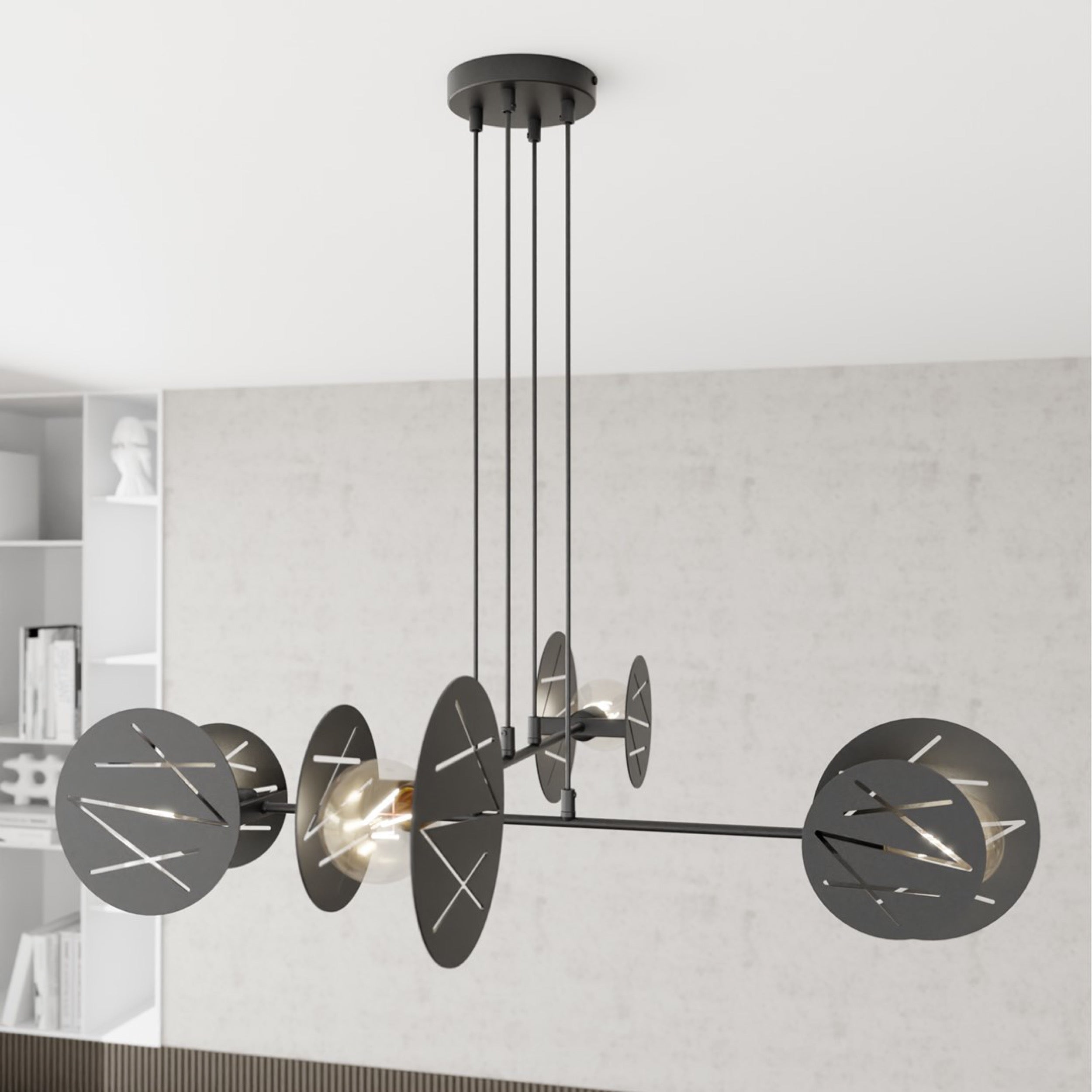 Lampa sufitowa Xotic x4 czarna
