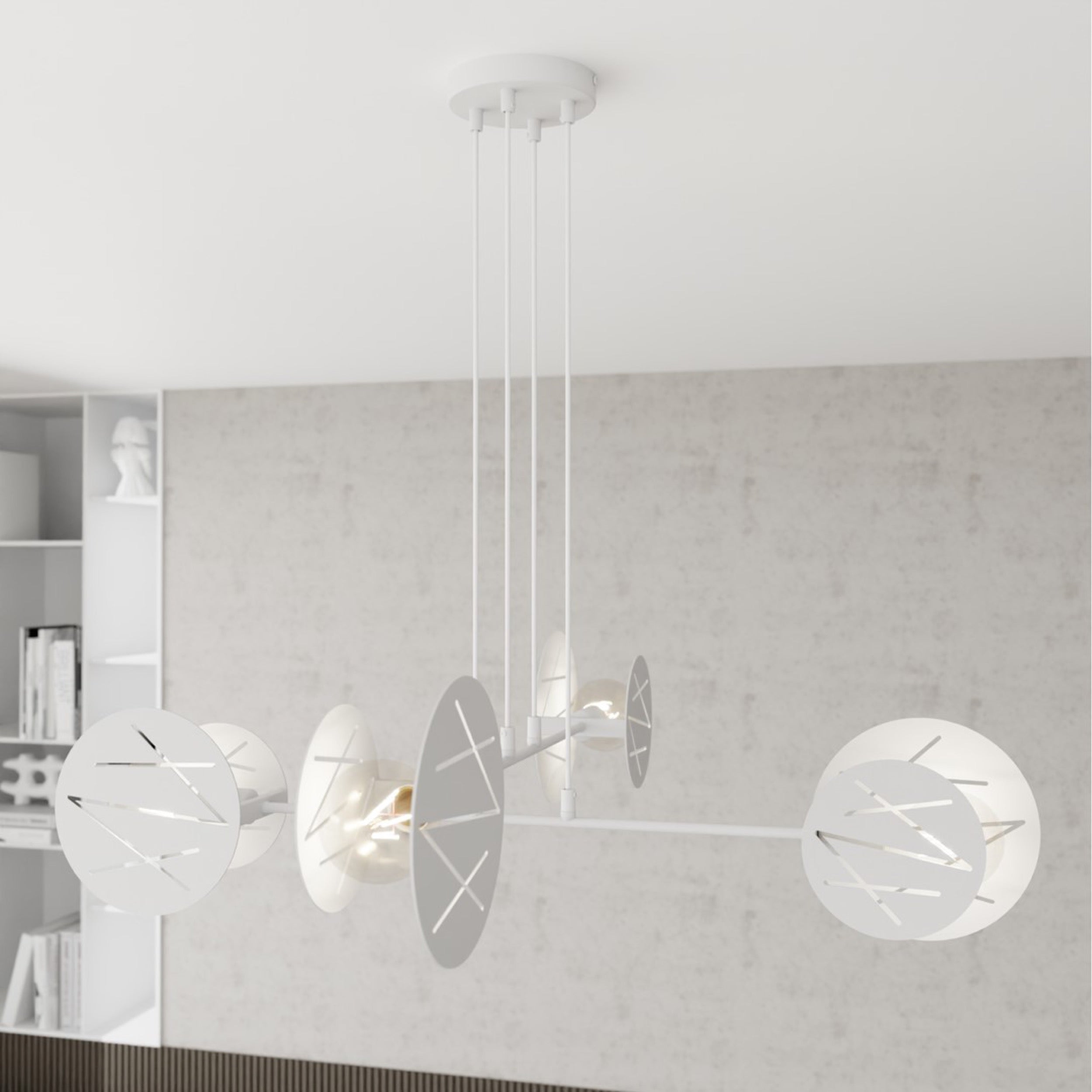 Lampa sufitowa Xotic x4 biała