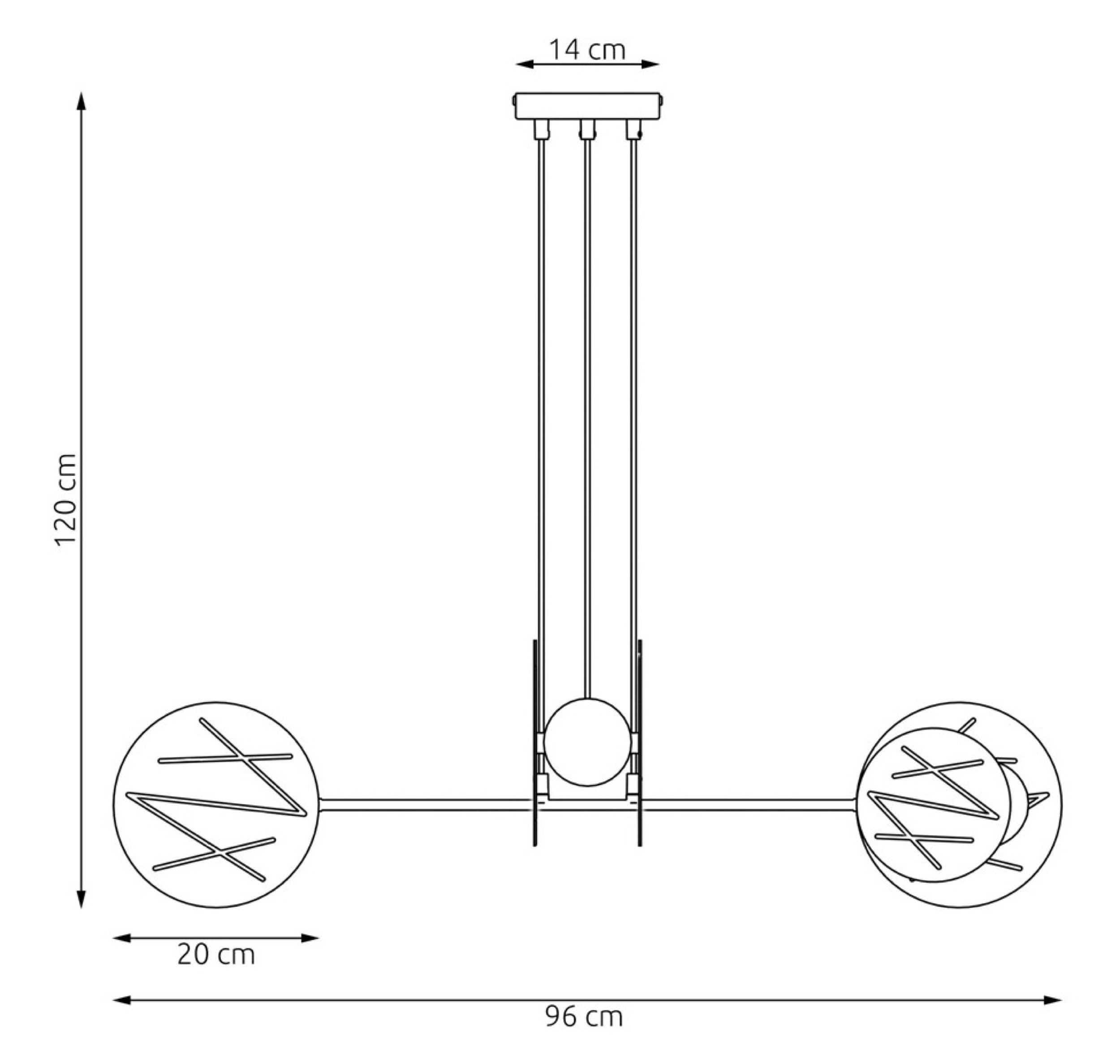 Lampa sufitowa Xotic x4 biała