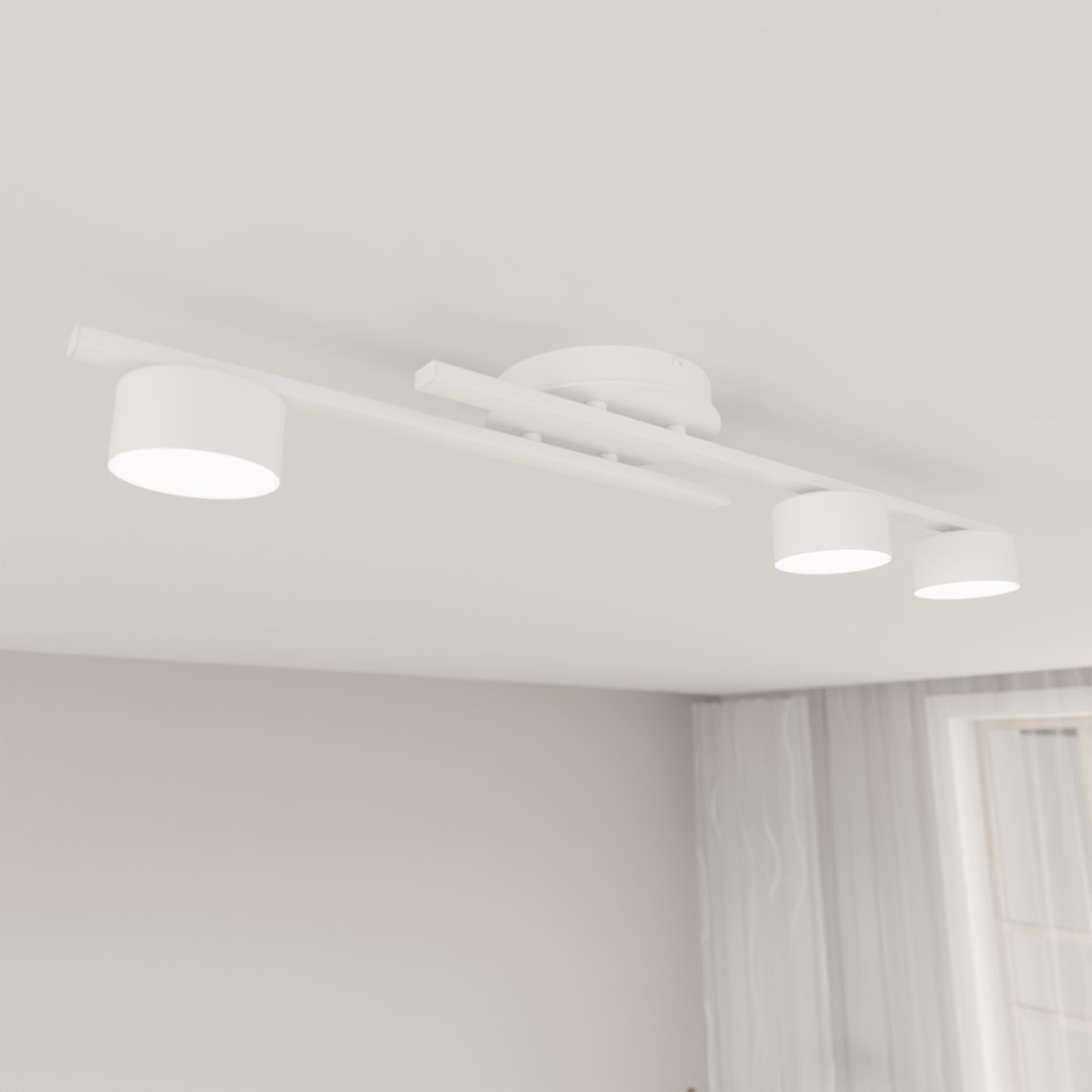 Lampa sufitowa Fragment x3 biała