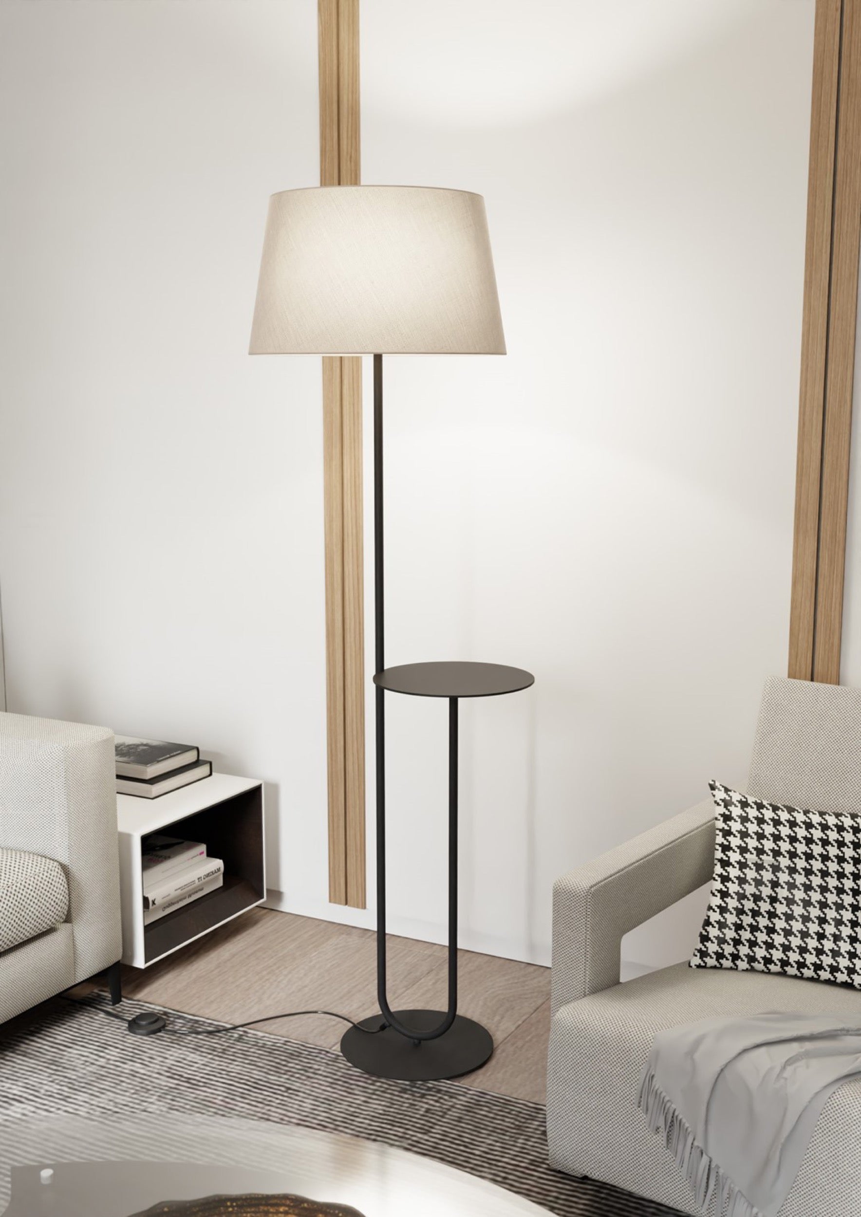 Lampa podłogowa Hotel beżowa