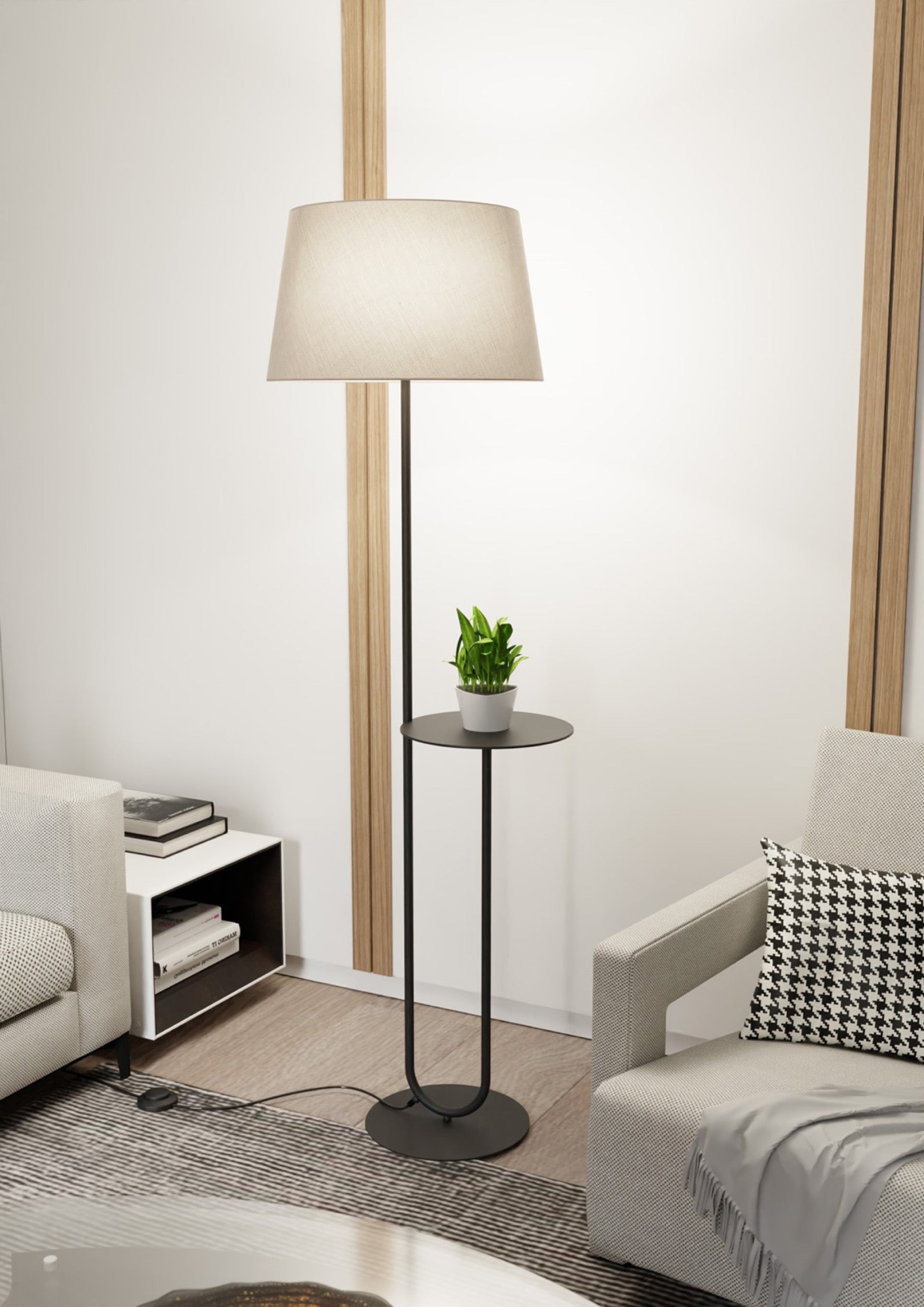 Lampa podłogowa Hotel beżowa