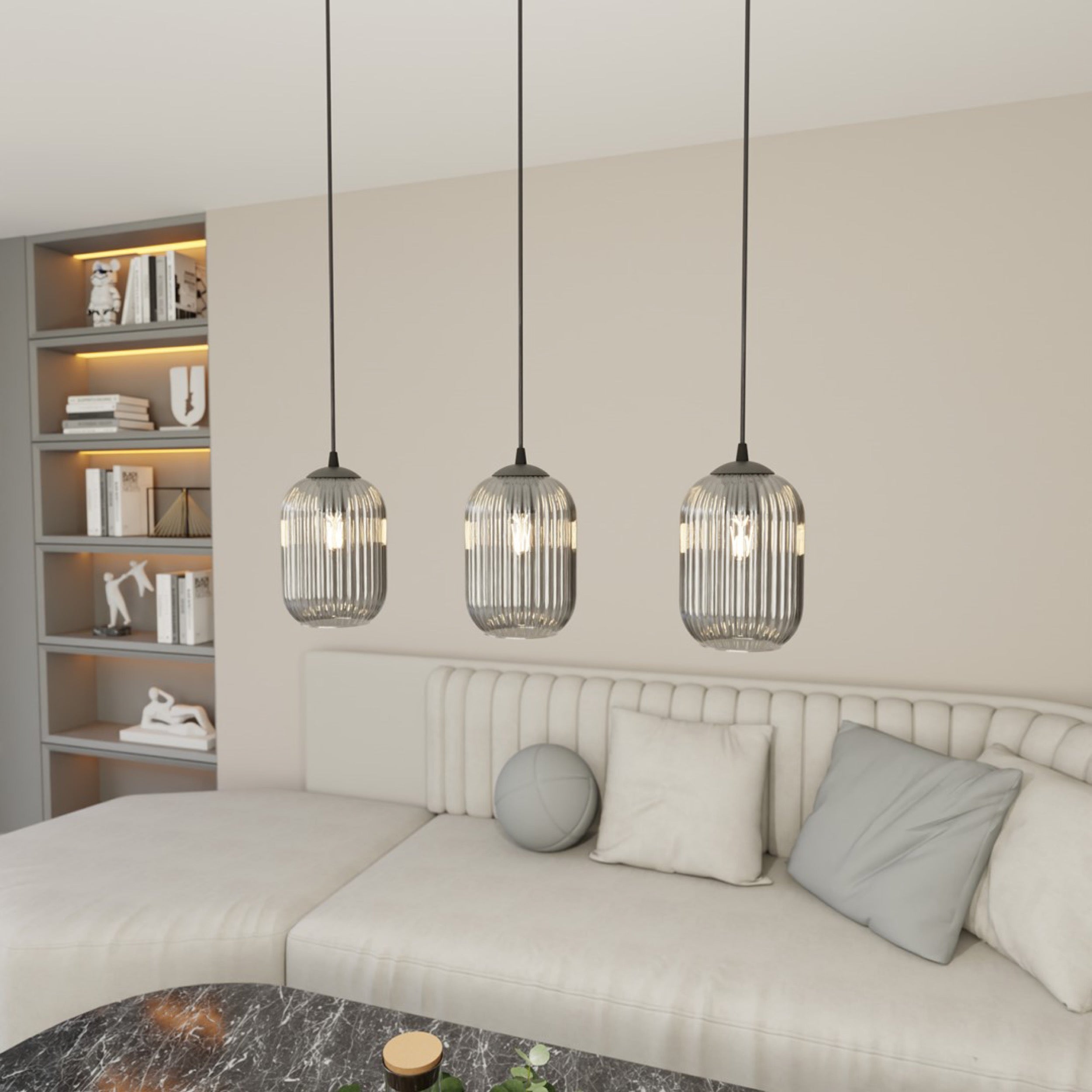 Lampa sufitowa Verdi I x3 czarna