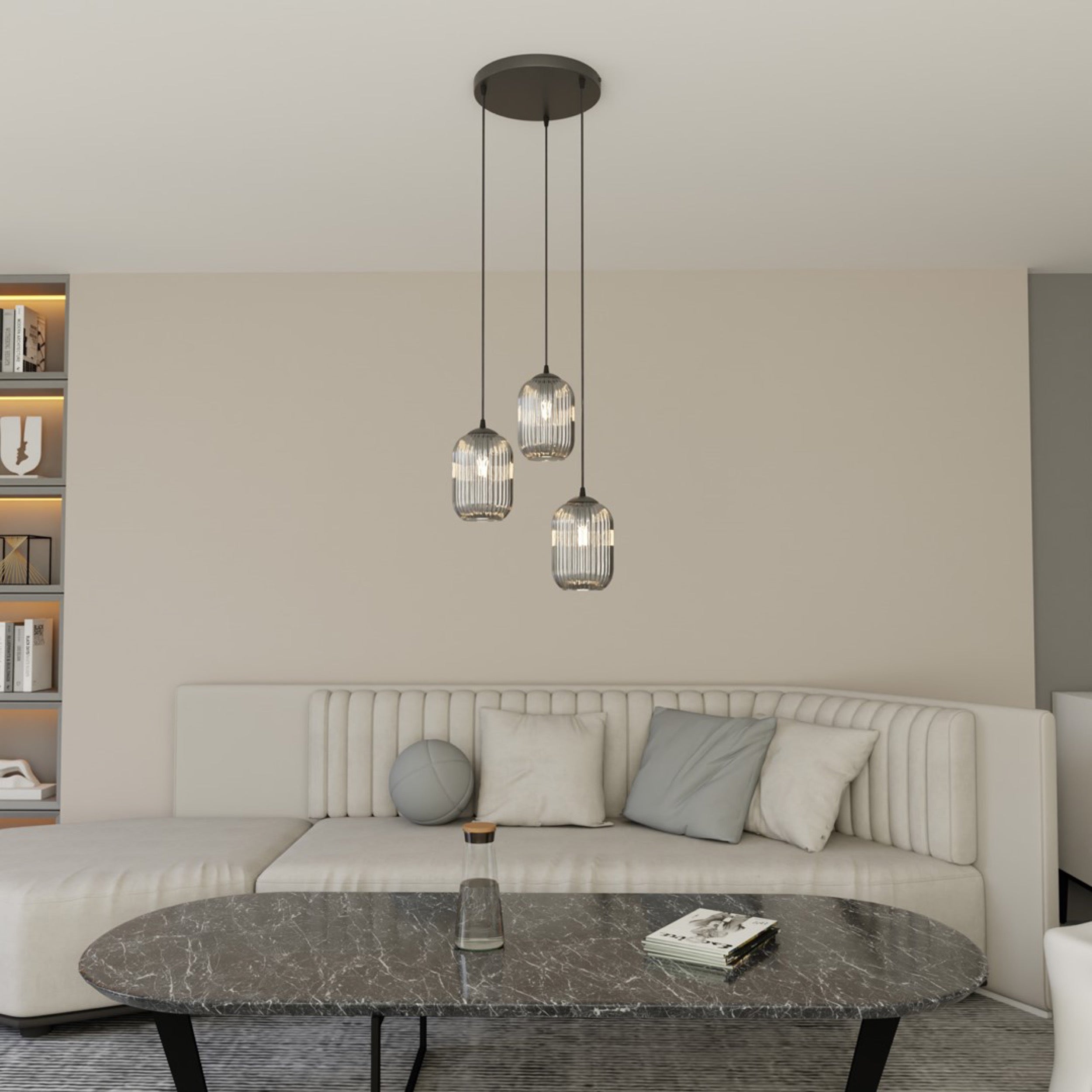 Lampa sufitowa Verdi II x3 czarna