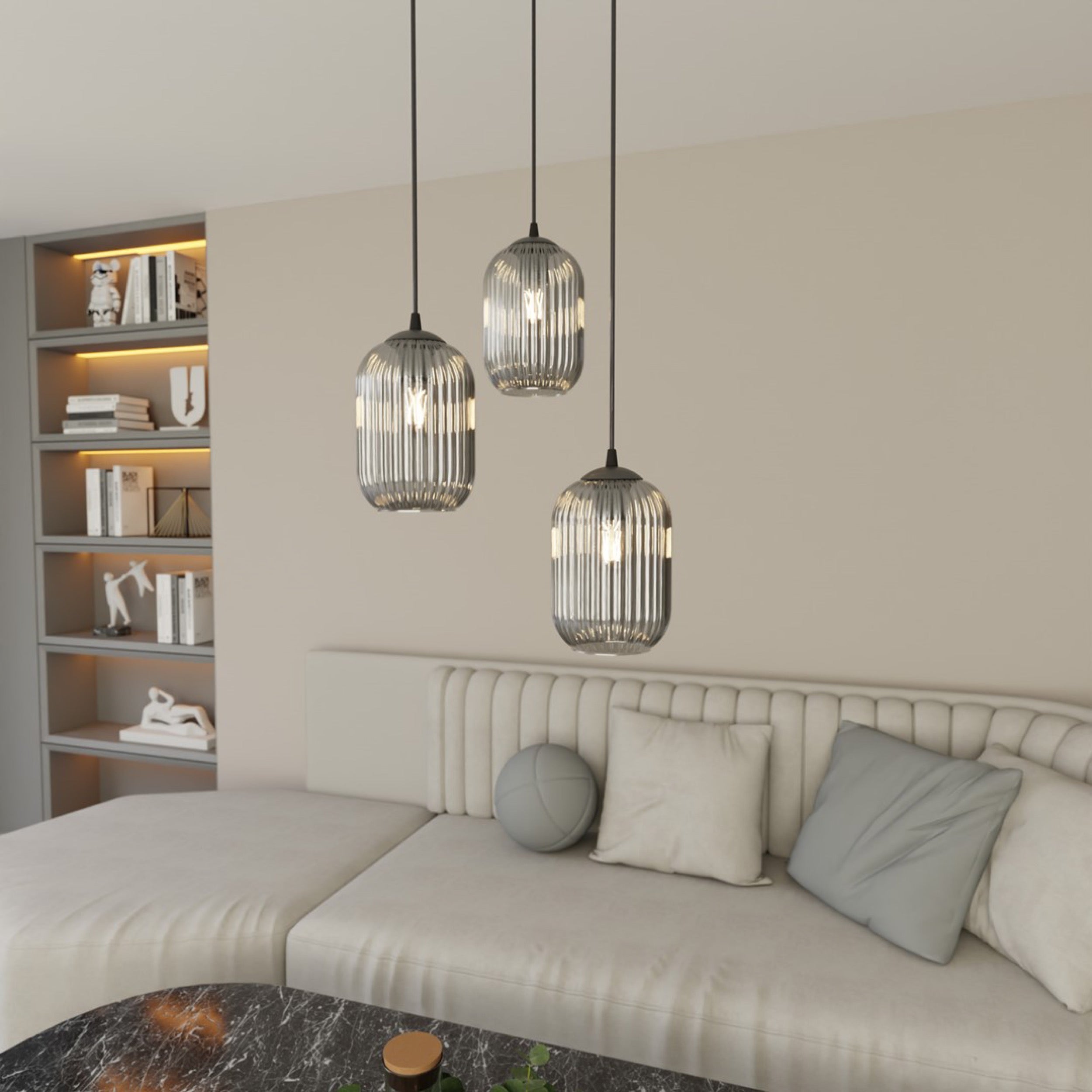Lampa sufitowa Verdi II x3 czarna
